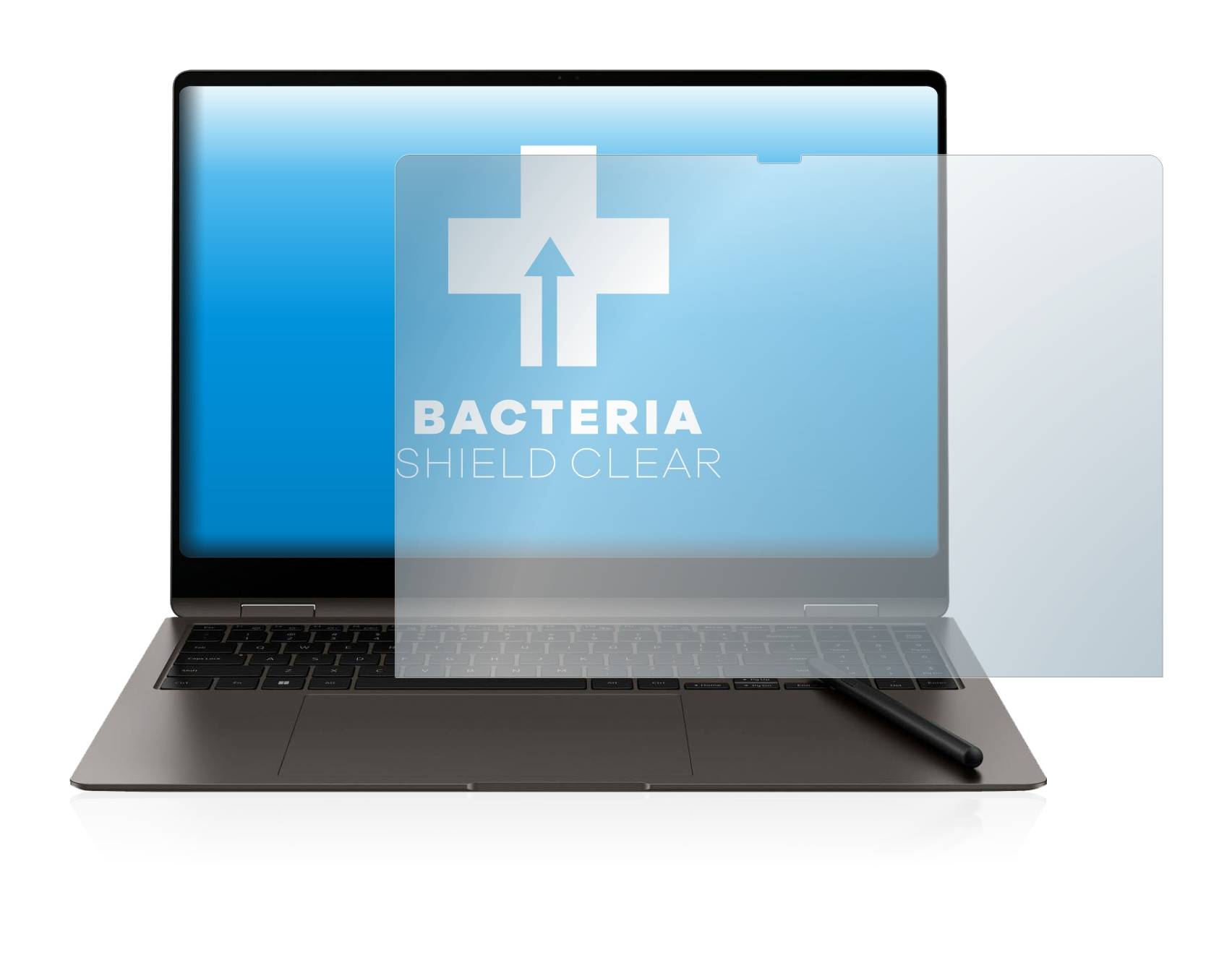 upscreen Bacteria Shield Clear Premium Antibakterielle Displayschutzfolie für Samsung Galaxy