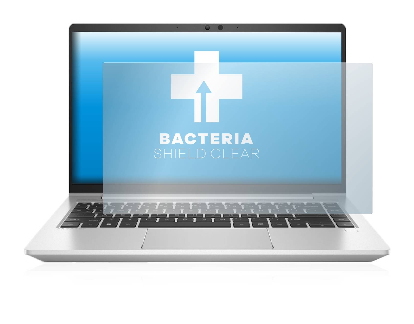 upscreen Bacteria Shield Clear Premium Antibakterielle Displayschutzfolie für HP ProBook 445