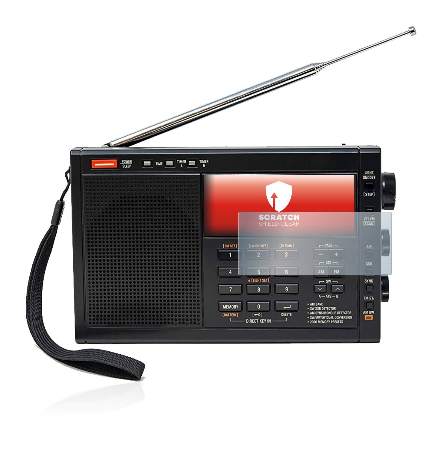 upscreen Scratch Shield Clear Premium Displayschutzfolie für Tecsun