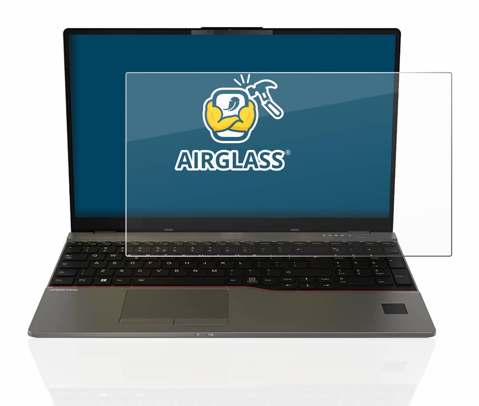BROTECT AirGlass Schutzglas Folie für Fujitsu Lifebook