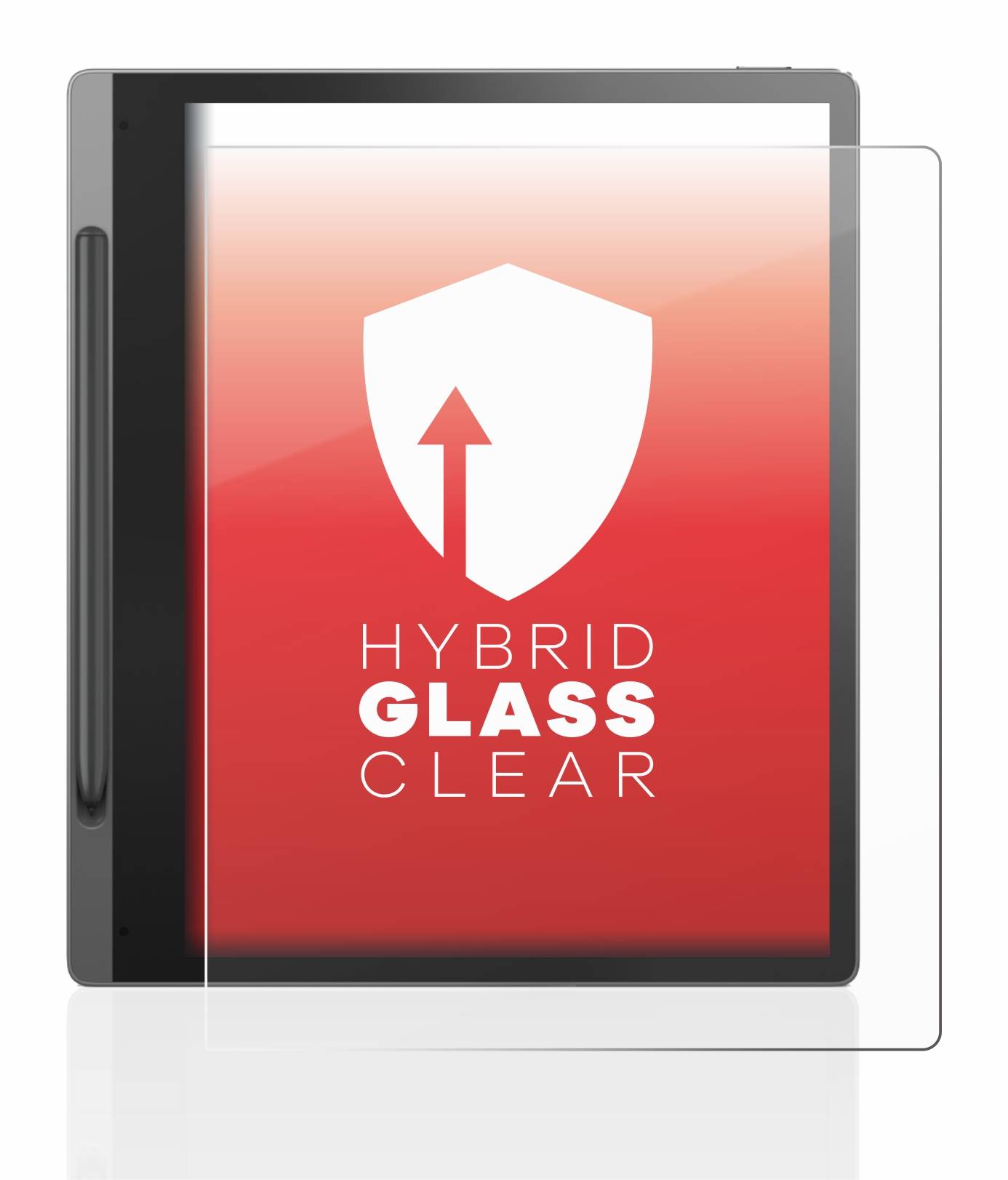 upscreen Hybrid Glass Clear Premium Schutzglas Folie für Lenovo Smart