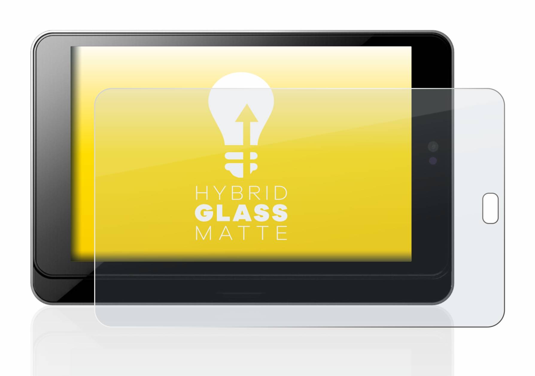 upscreen Hybrid Glass Matte Premium Schutzglas Folie für Pioneer