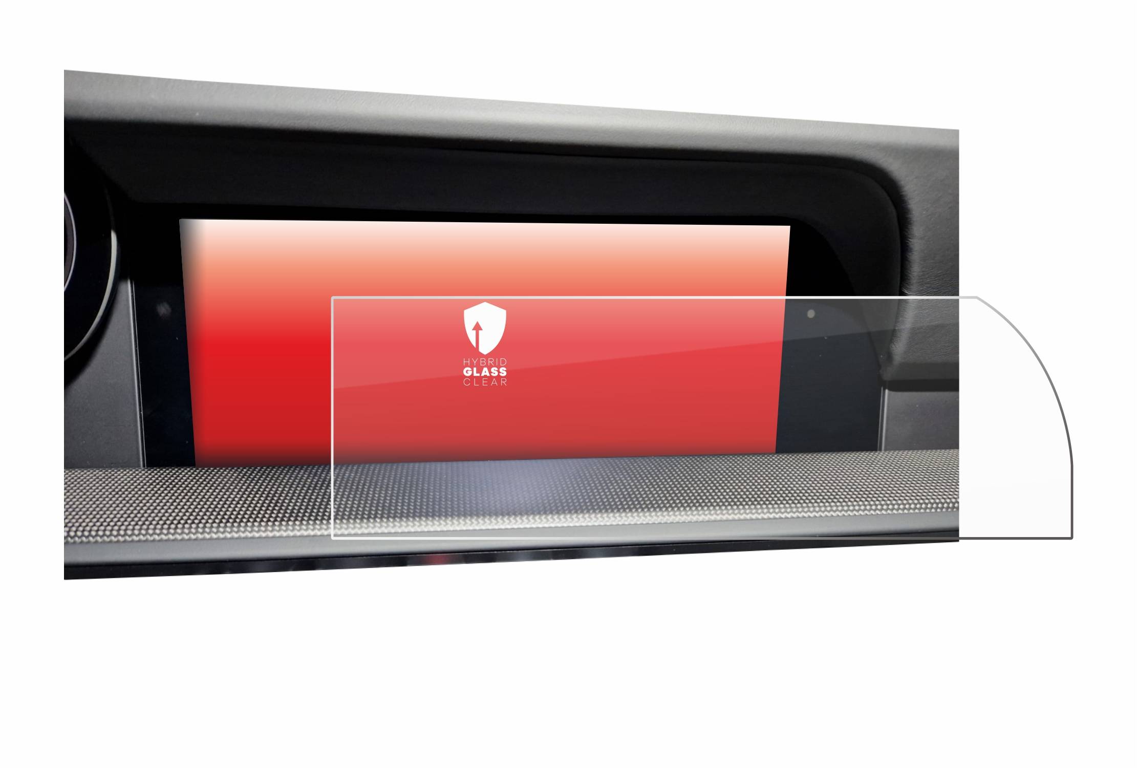 upscreen Flexible Schutz Glas Folie für Porsche 911 Typ 992 Cabrio PCM 6.0 Schutzglas 9H Hybridglas Klar