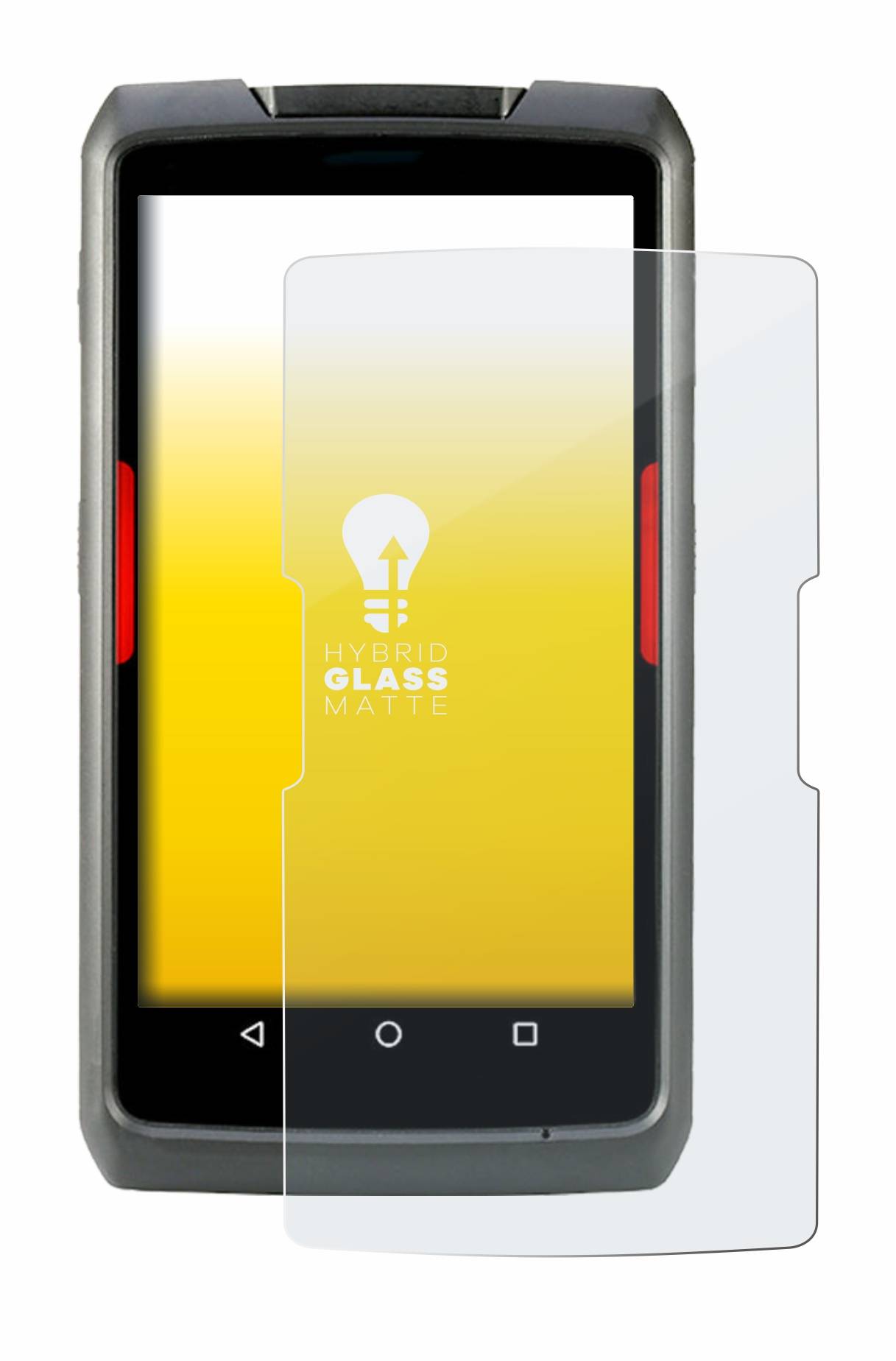 upscreen Hybrid Glass Matte Premium Schutzglas Folie für Honeywell ScanPal