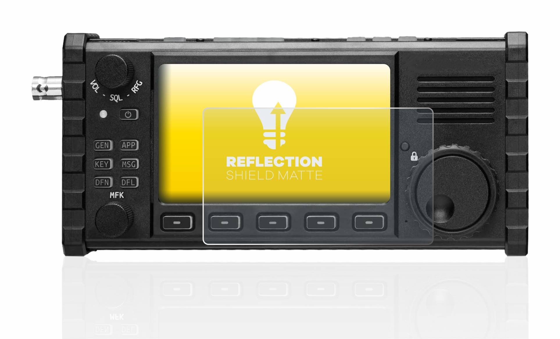 upscreen Schutzfolie für Xiegu X6100 HF-Transceiver Folie Matt Entspiegelt Anti-Reflex
