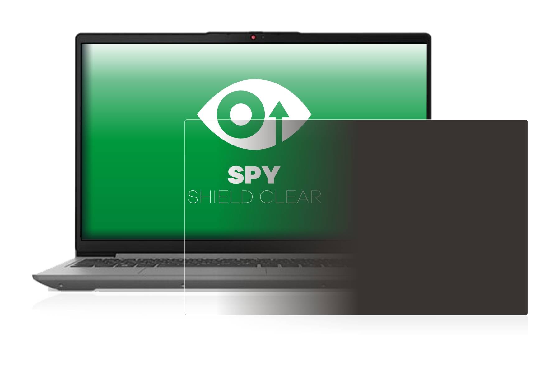 upscreen Spy Shield Clear Premium Blickschutzfolie für Lenovo IdeaPad 3 Gen 7