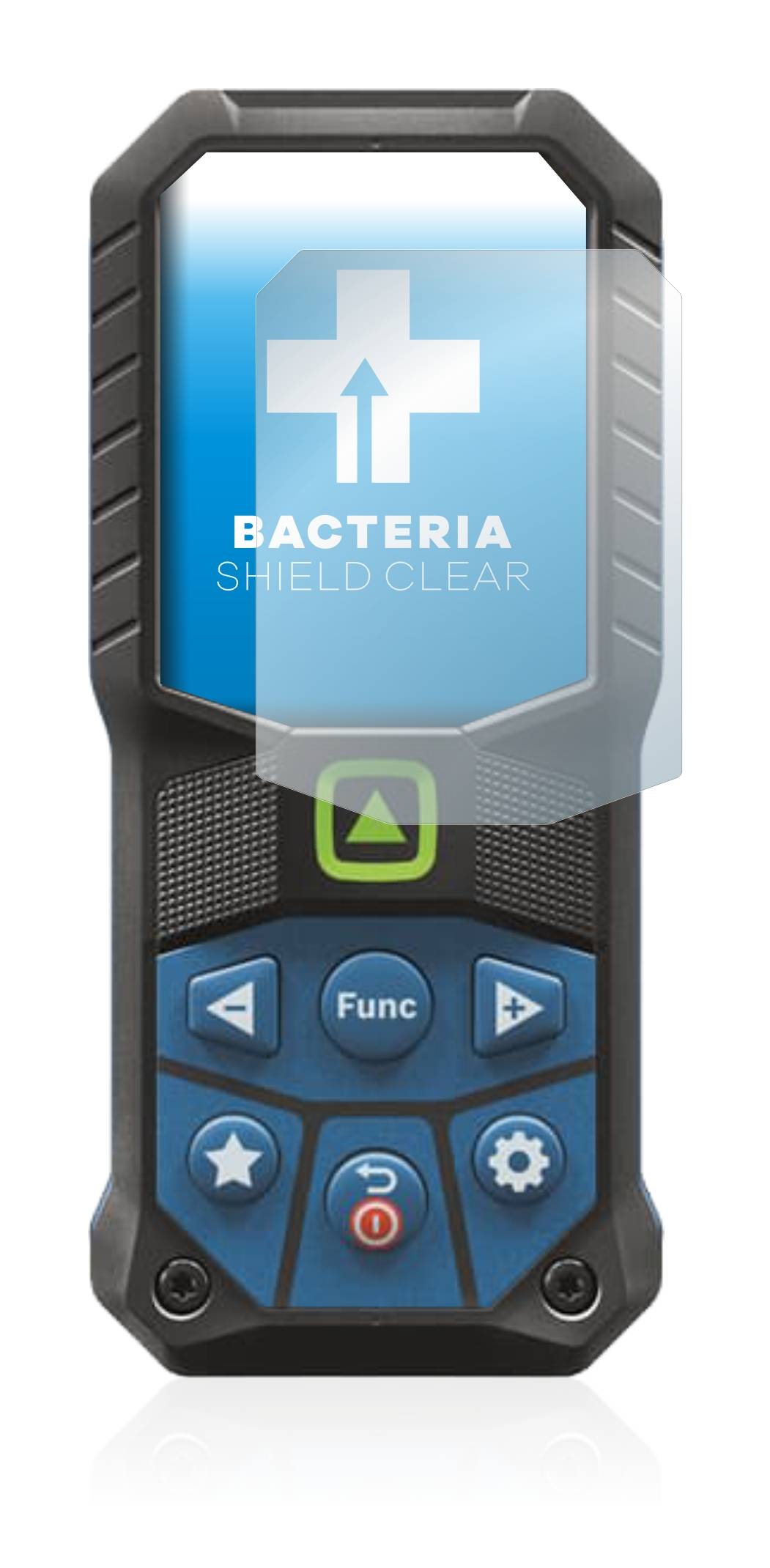 upscreen Bacteria Shield Clear Premium Antibakterielle Displayschutzfolie für Bosch GLM