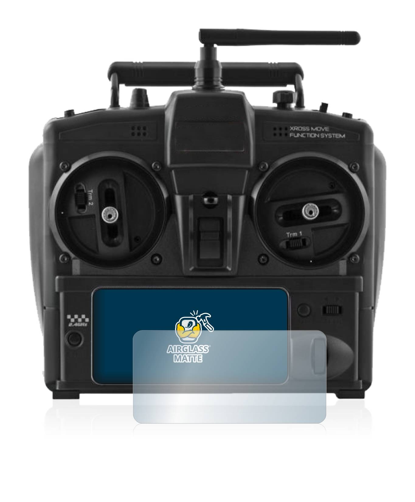 BROTECT AirGlass Flexible Schutz Glas Folie für Sanwa EXZES ZZ PC/RX-472 Matt Entspiegelt