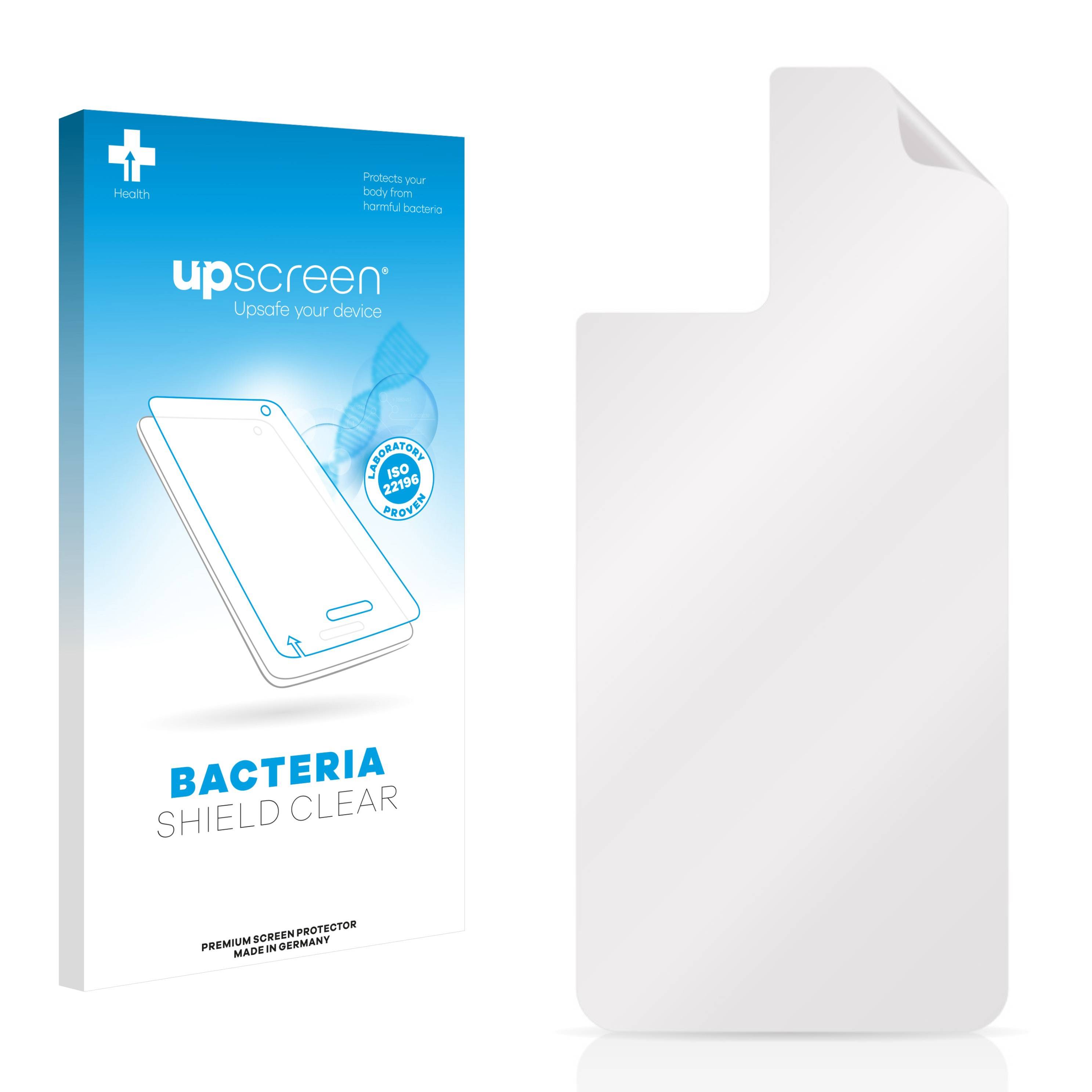 upscreen Schutzfolie für Motorola Moto G13 (Rückseite) Antibakterielle Folie Klar Anti-Kratzer