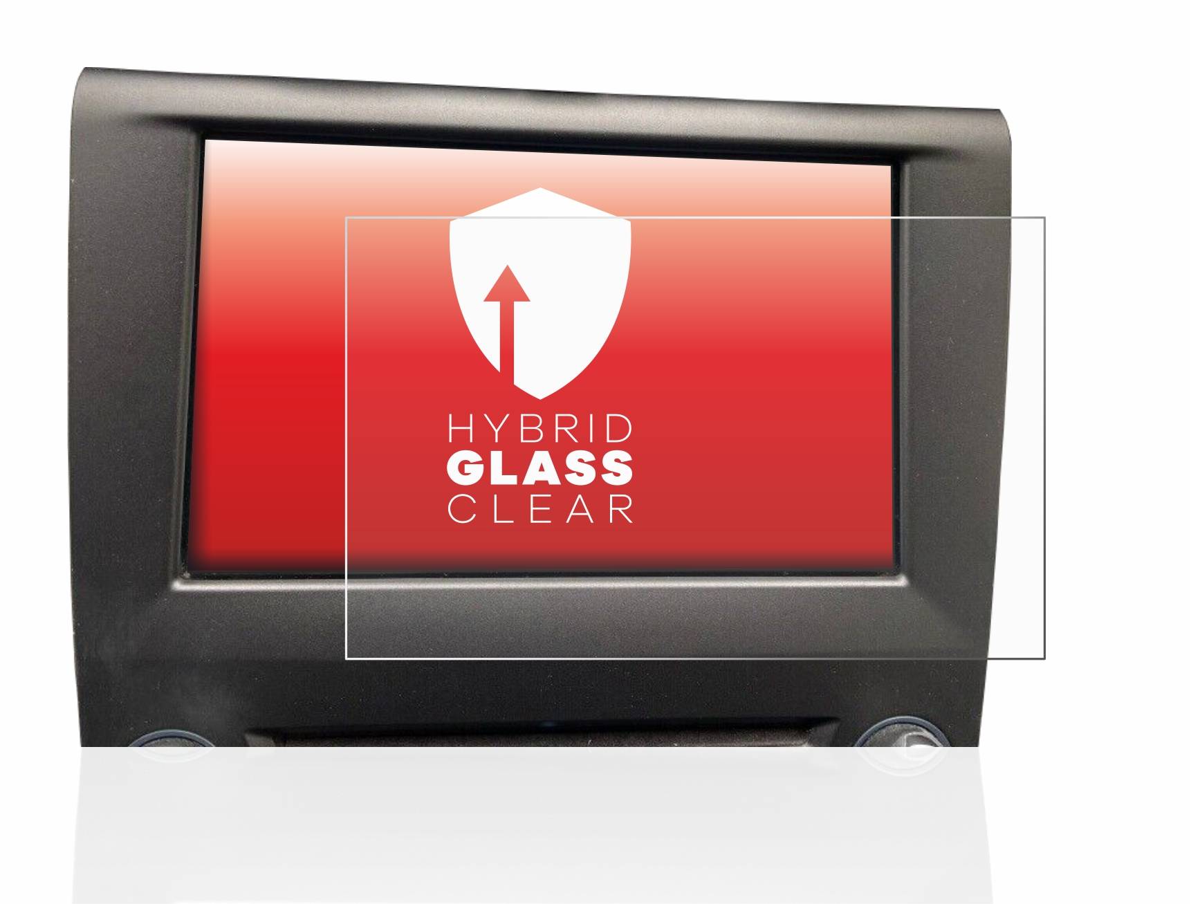 upscreen Hybrid Glass Clear Premium Schutzglas Folie für Ford Mondeo S&S Business sync 3