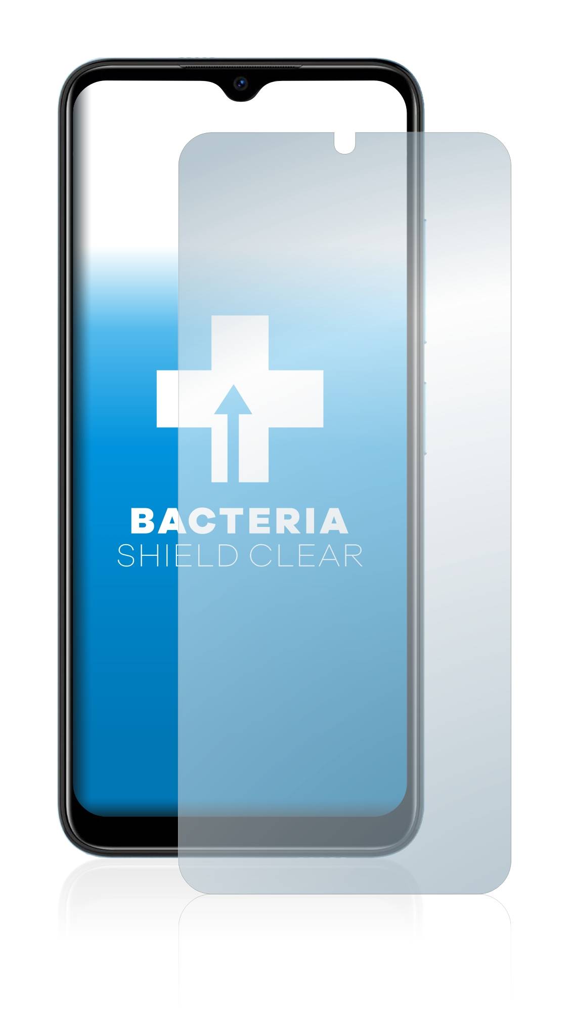 upscreen Schutzfolie für Doogee X98 Pro Antibakterielle Folie Klar Anti-Kratzer