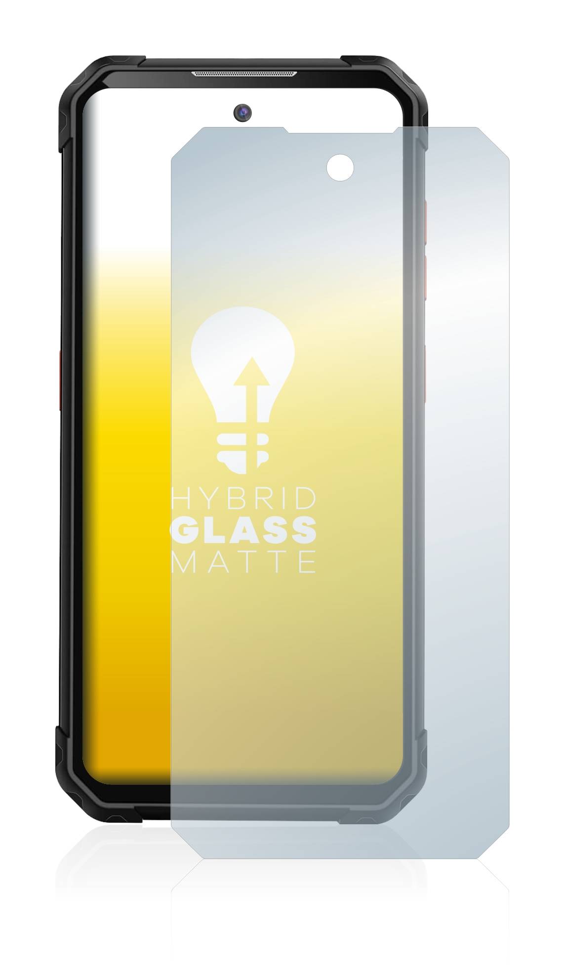 upscreen Flexible Schutz Glas Folie für iiiF150 B1 Pro Schutzglas 9H Hybridglas Matt Entspiegelt