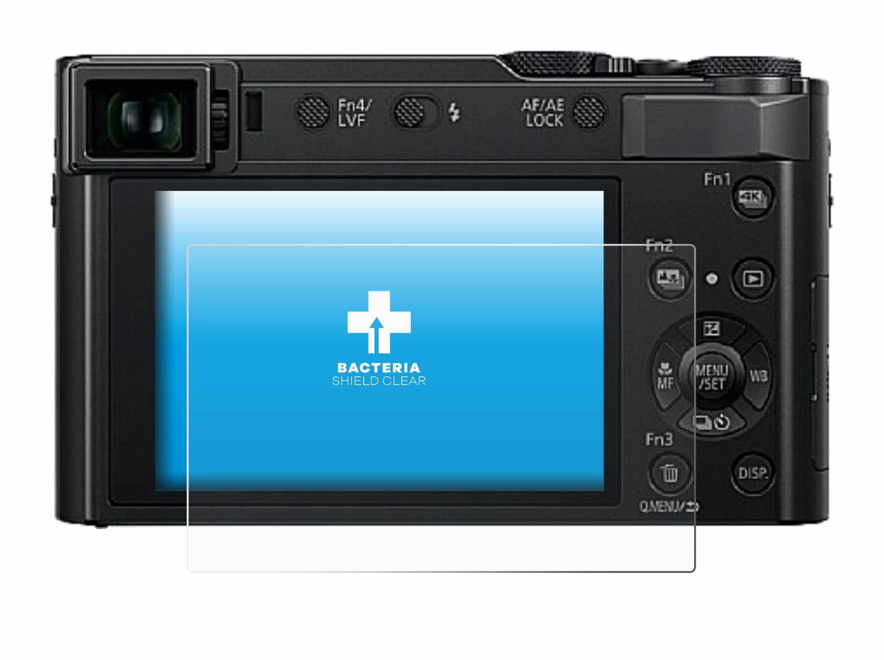 upscreen Bacteria Shield Clear Premium Antibakterielle Displayschutzfolie für Panasonic