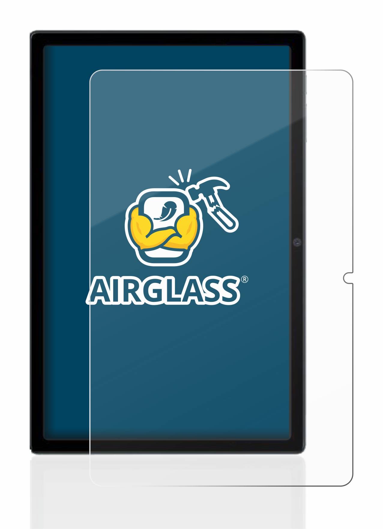 BROTECT AirGlass Flexible Schutz Glas Folie für Blackview Tab 16 Klar Transparent