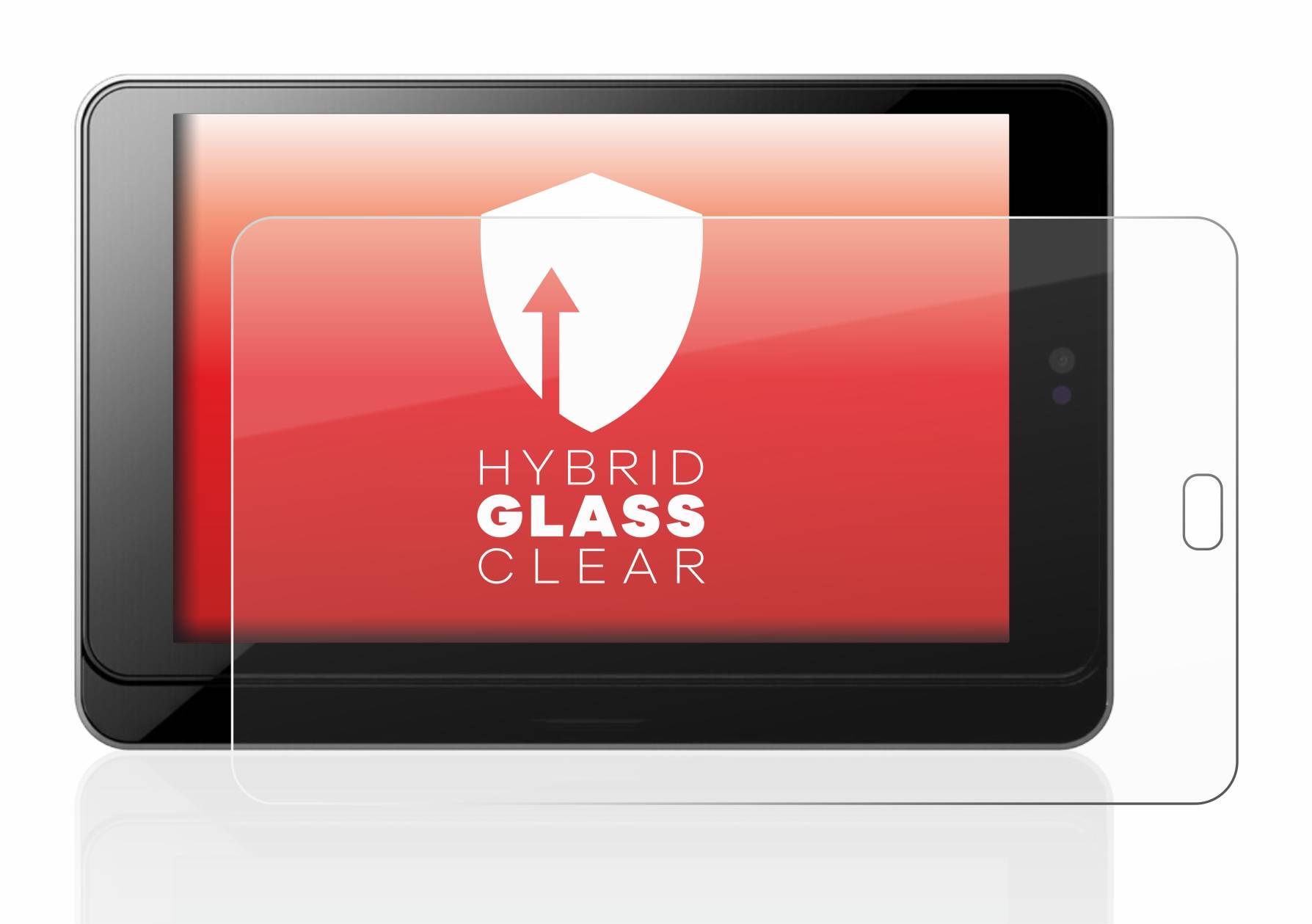 upscreen Hybrid Glass Clear Premium Schutzglas Folie für Pioneer