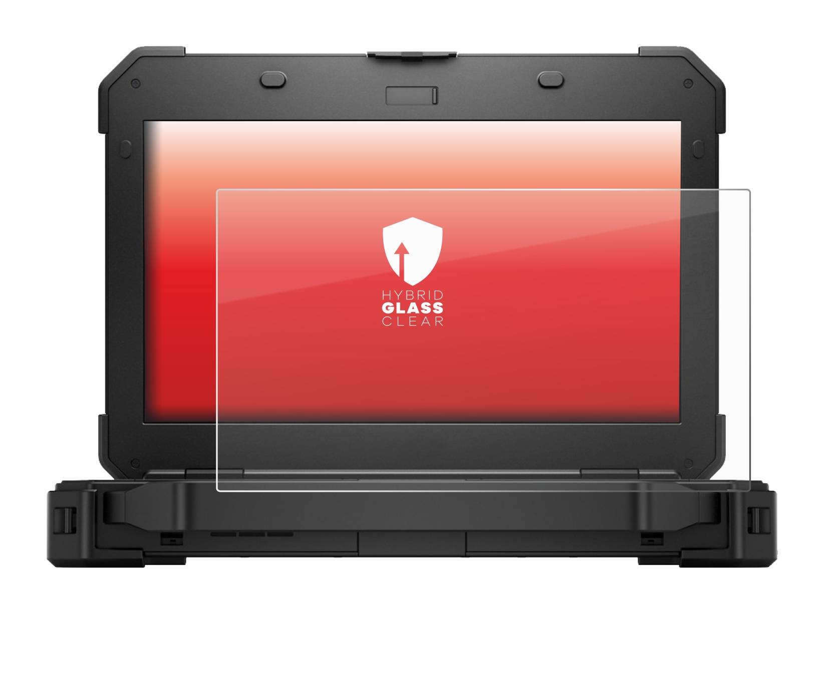 upscreen Hybrid Glass Clear Premium Schutzglas Folie für Dell Latitude 5420