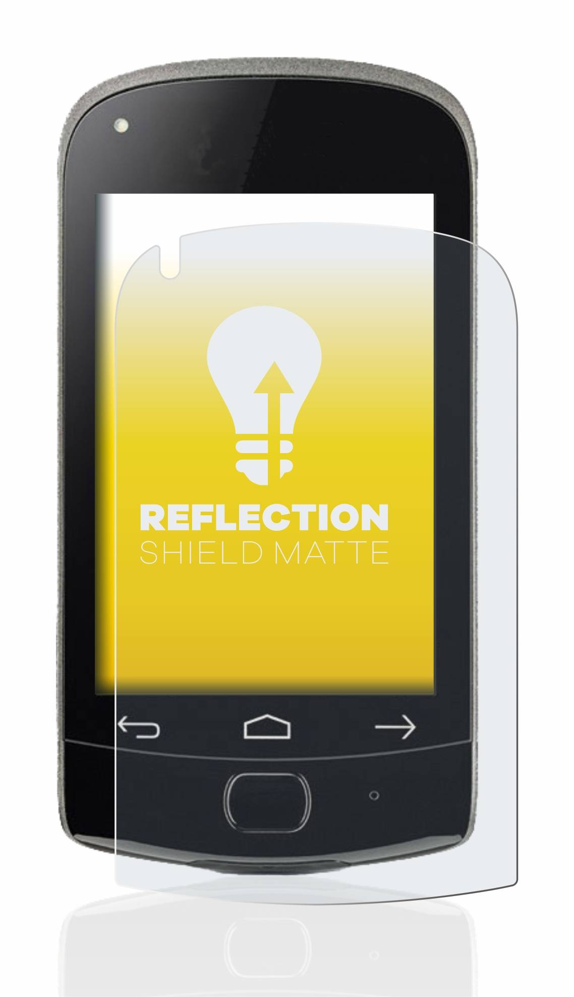 upscreen Reflection Shield Matte Premium Displayschutzfolie für Roche Accu-Chek Aviva Solo