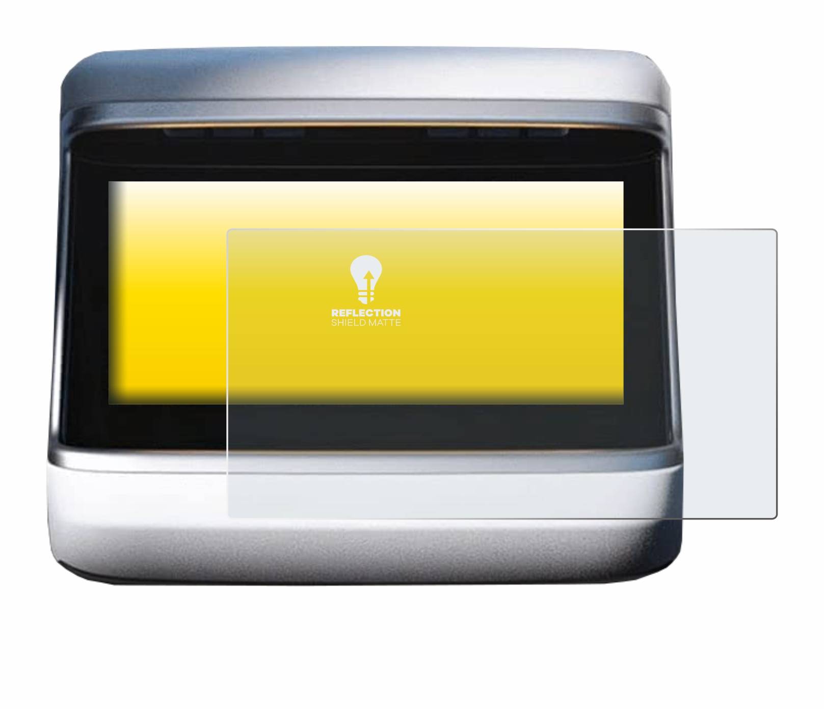 upscreen Reflection Shield Matte Premium Displayschutzfolie für Tesla Model X Plaid 2023