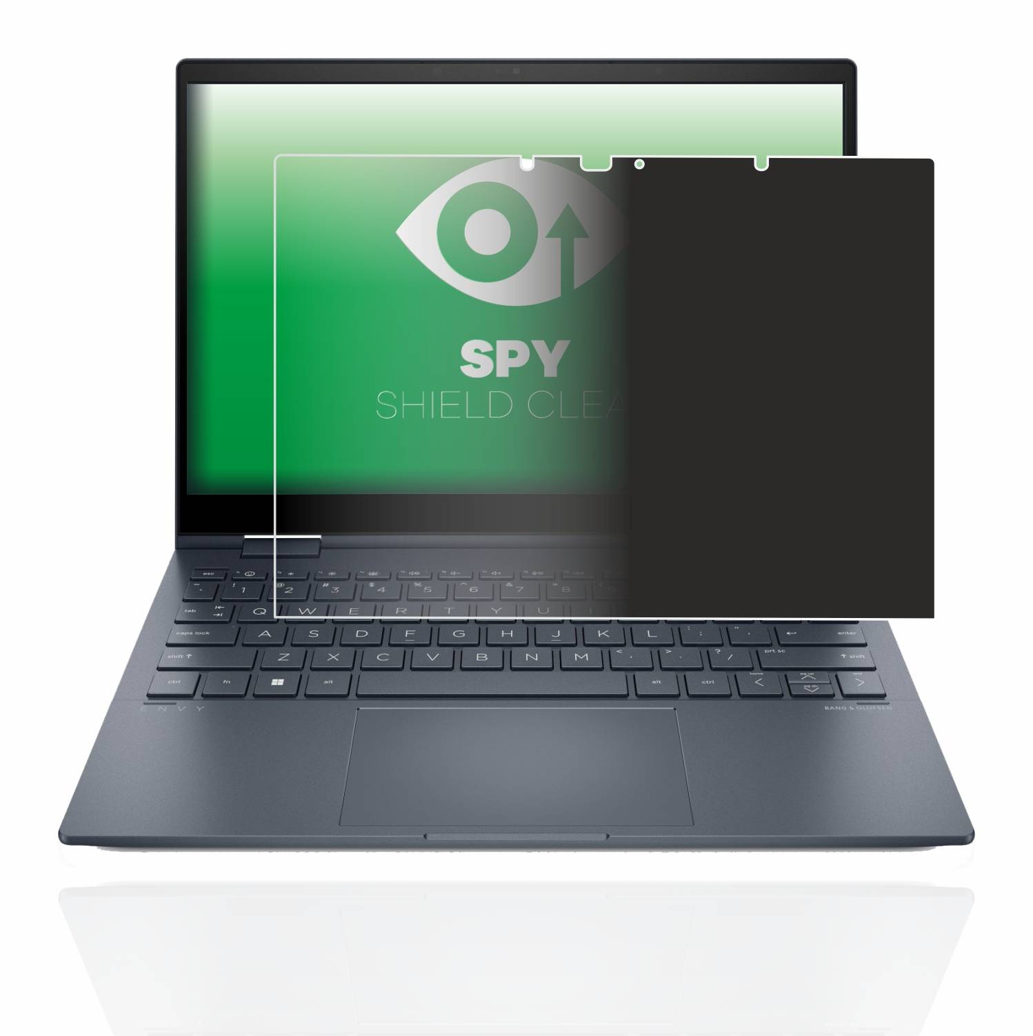 upscreen Blickschutzfolie für HP Envy x360 13-bfxxx Anti-Spy Privacy Blaulichtschutz Sichtschutzfolie