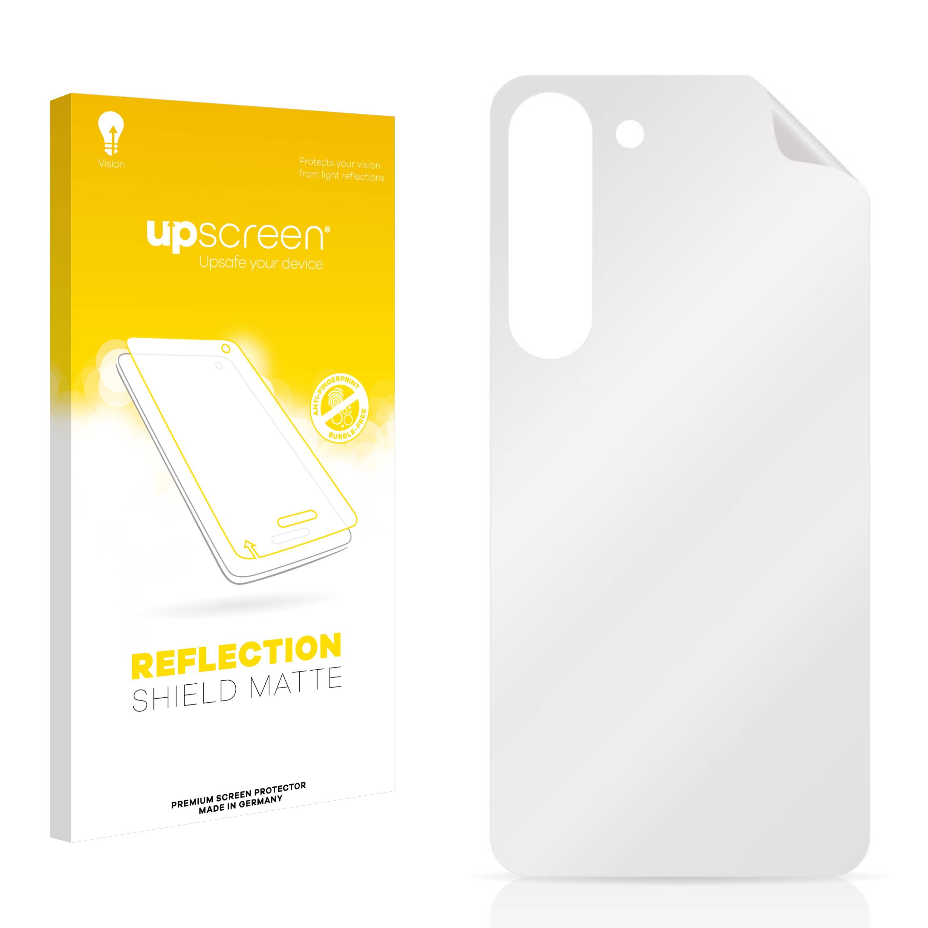 upscreen Schutzfolie für Samsung Galaxy S23 Plus (Rückseite) Folie Matt Entspiegelt Anti-Reflex