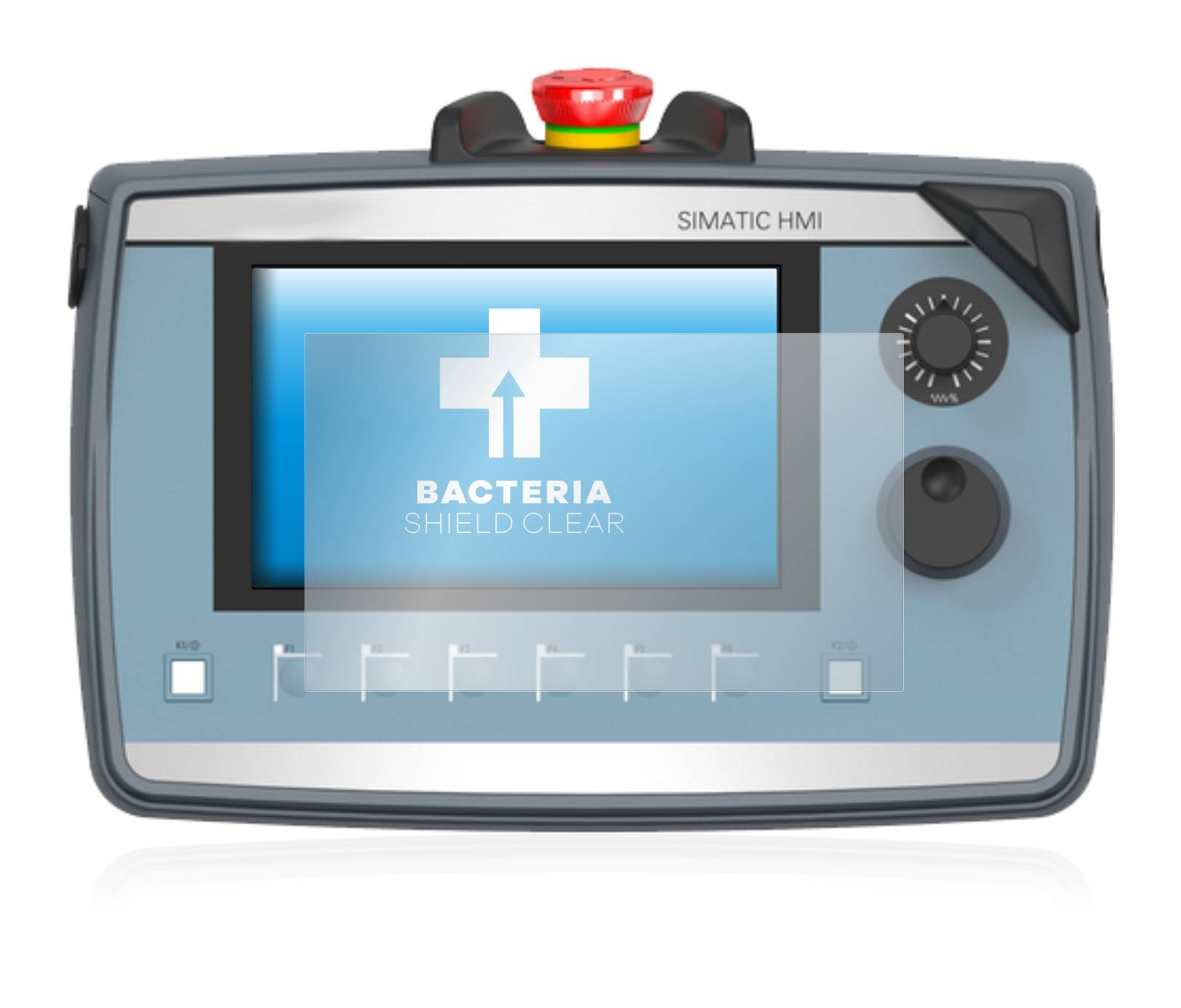 upscreen Bacteria Shield Clear Premium Antibakterielle Displayschutzfolie für Siemens