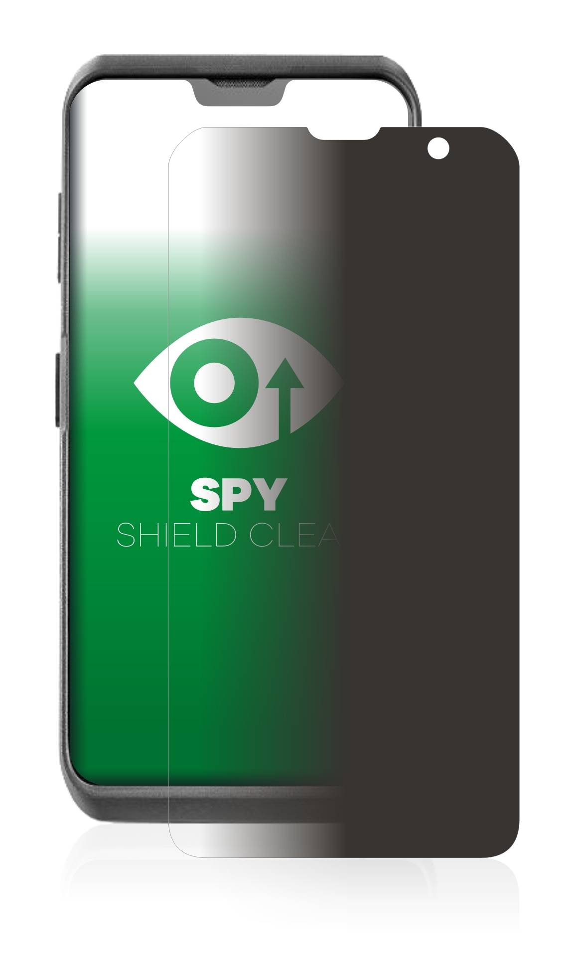 upscreen Spy Shield Clear Premium Blickschutzfolie für Honeywell Scanpal