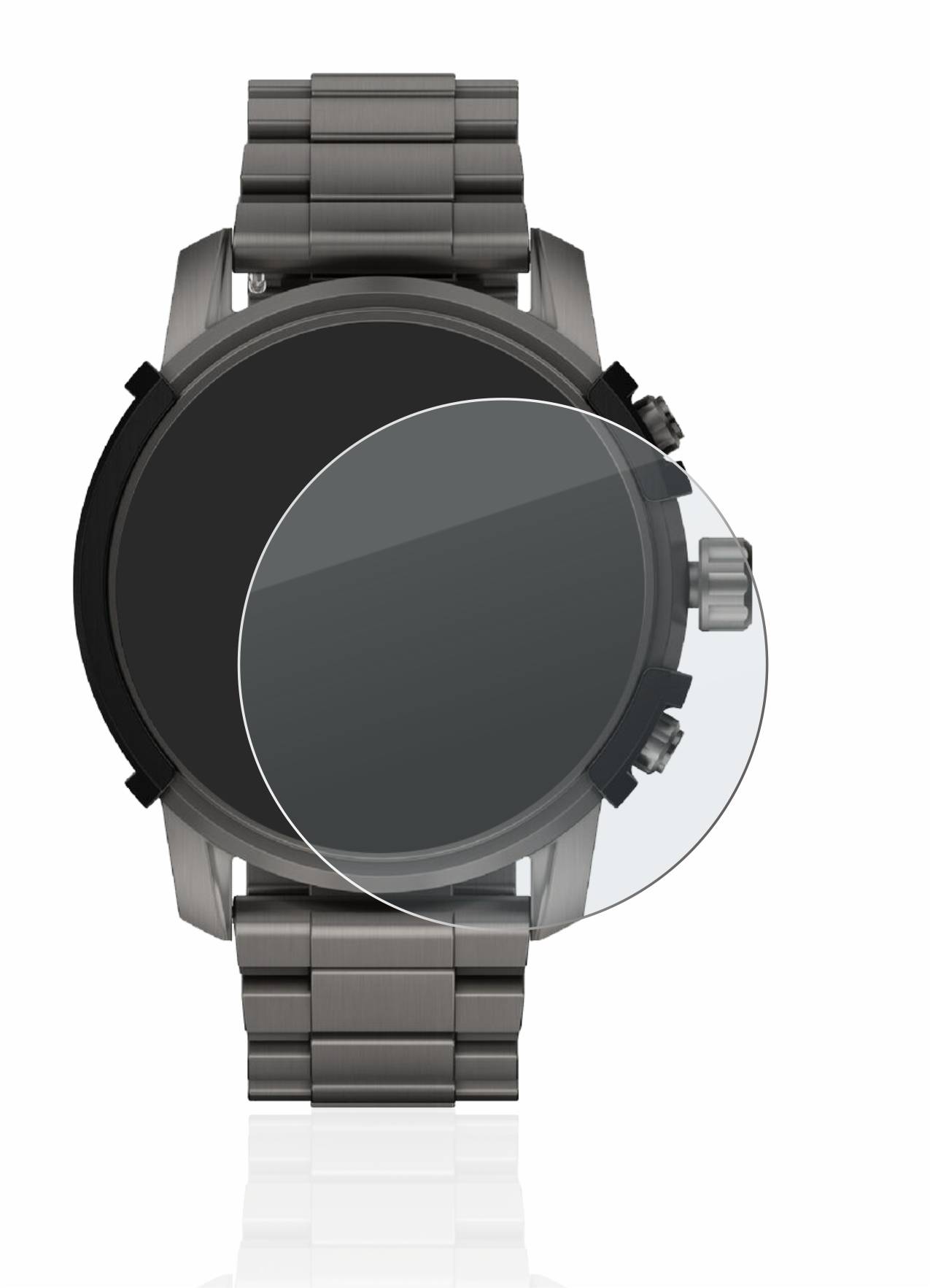 BROTECT AirGlass Flexible Schutz Glas Folie für Diesel On DZT2042R (48 mm) Matt Entspiegelt