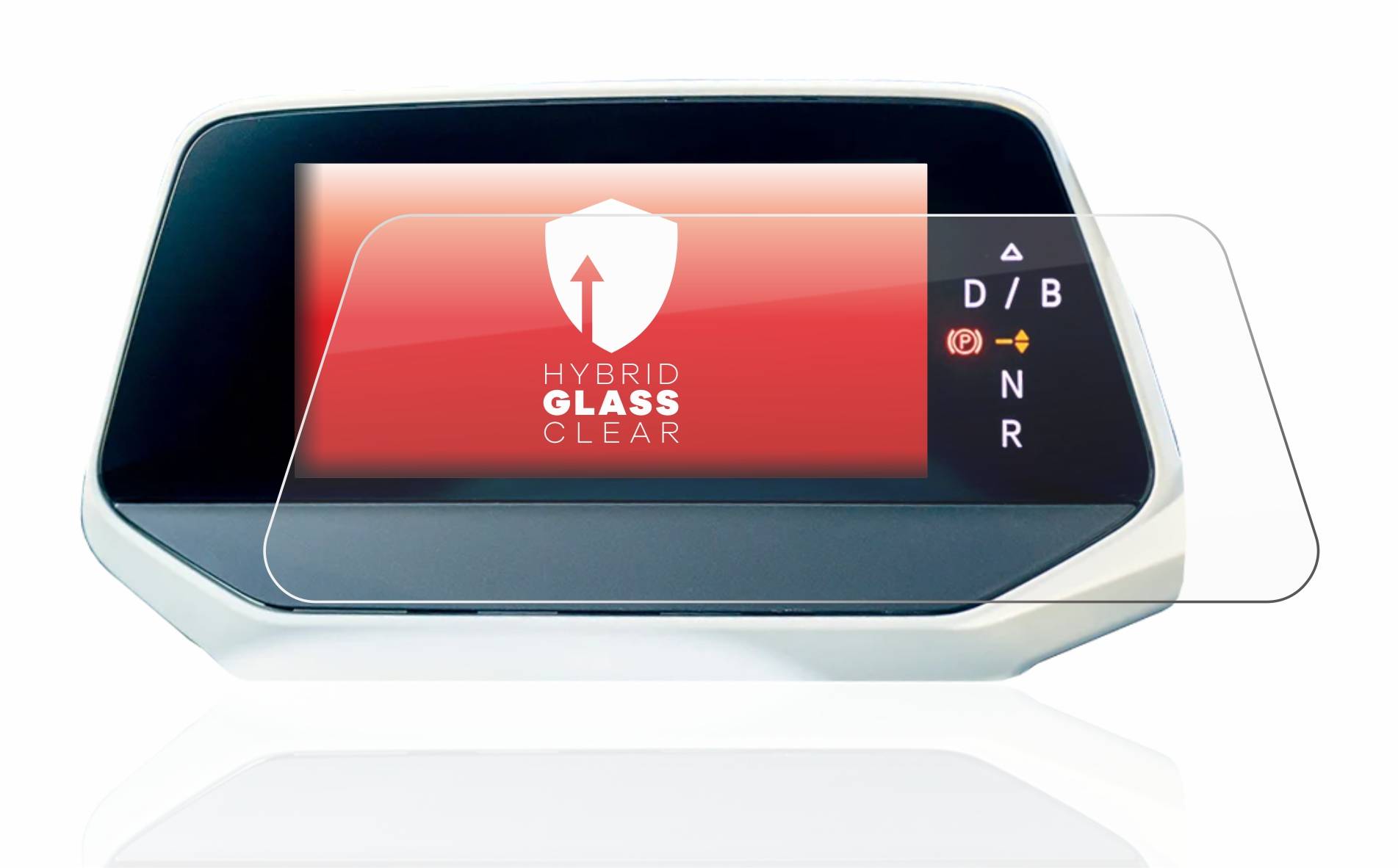 upscreen Hybrid Glass Clear Premium Schutzglas Folie für Volkswagen ID.4