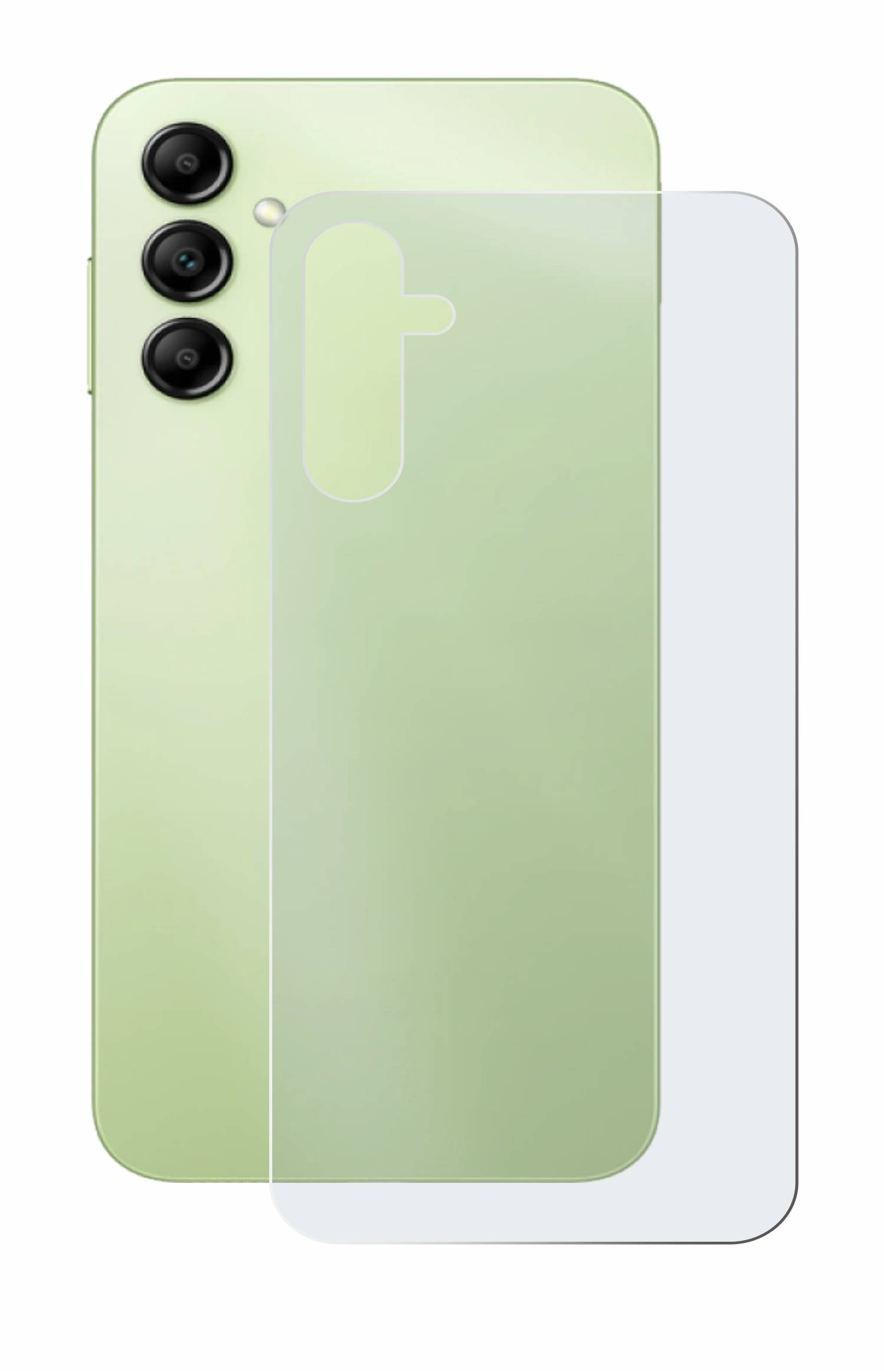 upscreen Schutzfolie für Samsung Galaxy A14 5G (Rückseite) Folie Matt Entspiegelt Anti-Reflex