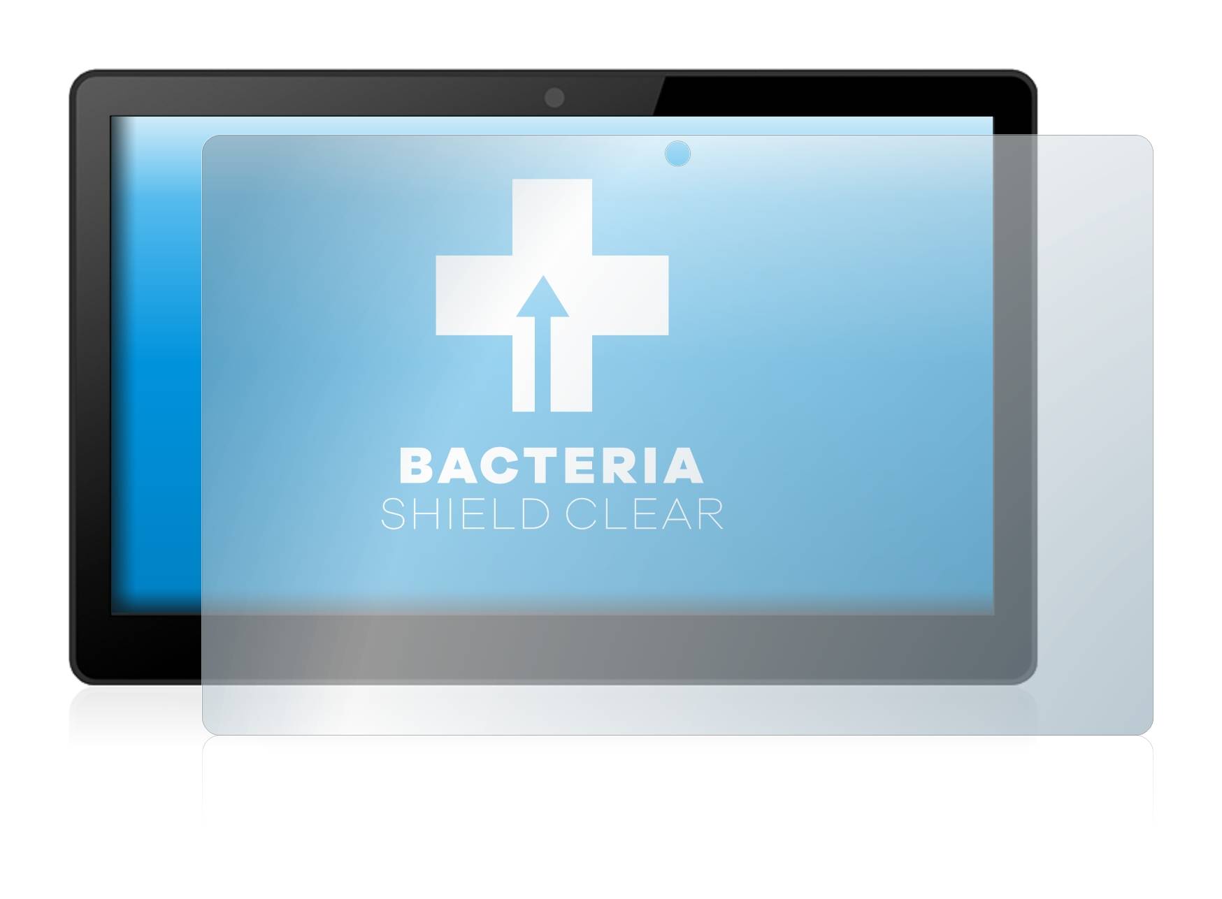 upscreen Bacteria Shield Clear Premium Antibakterielle Displayschutzfolie für Xoro Xoro