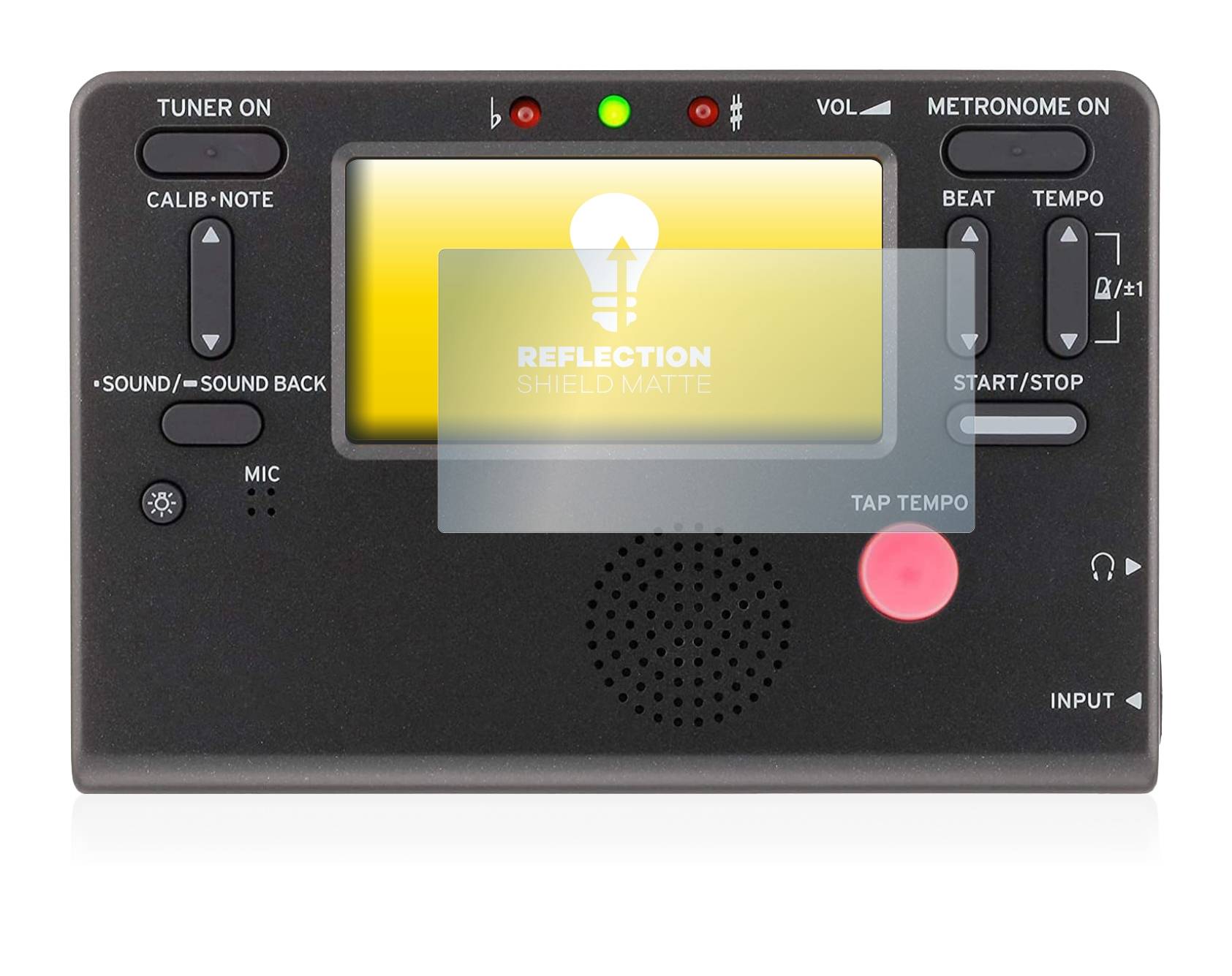 upscreen Reflection Shield Matte Premium Displayschutzfolie für Korg TM-60 Combo Tuner