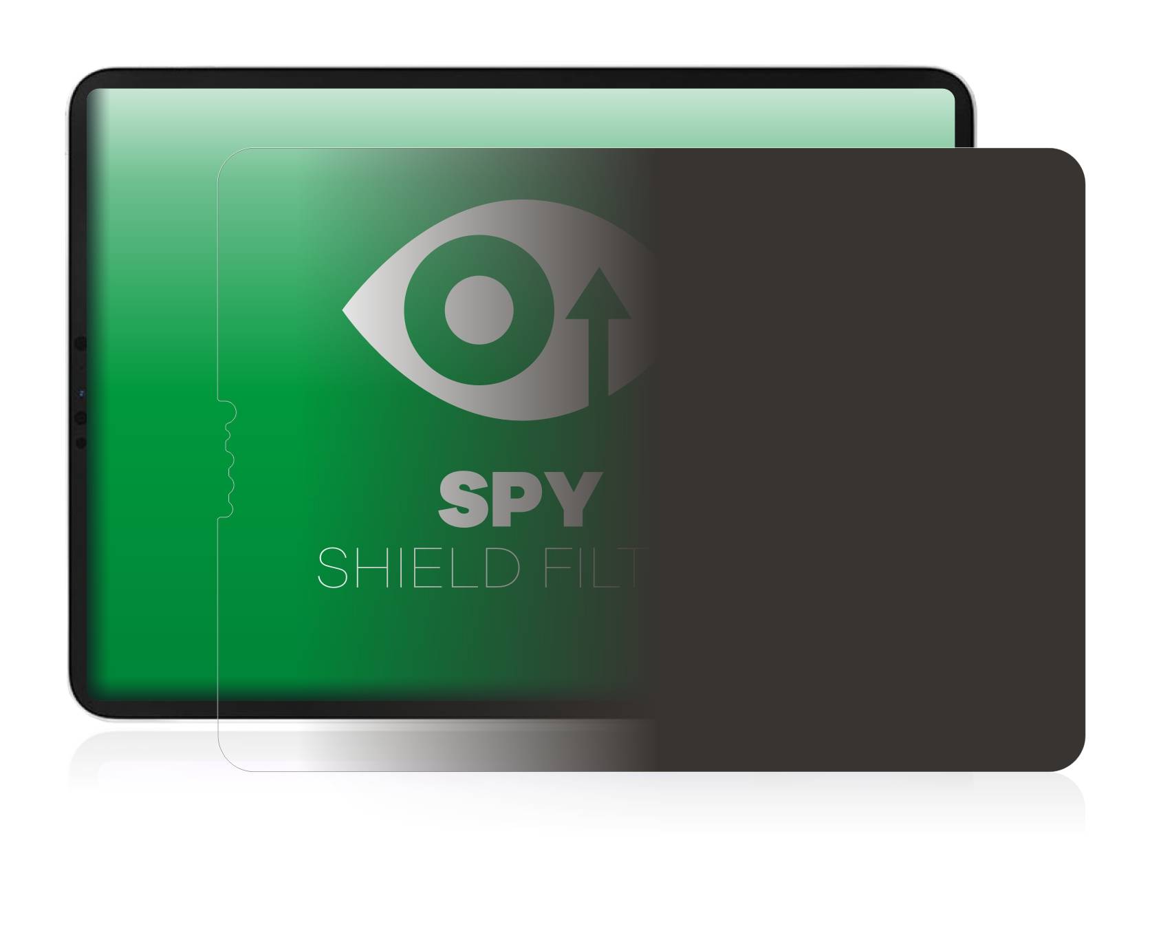 upscreen Spy Shield Filter Premium Blickschutzfilter für Apple iPad Pro 11 WiFi 2021 (im