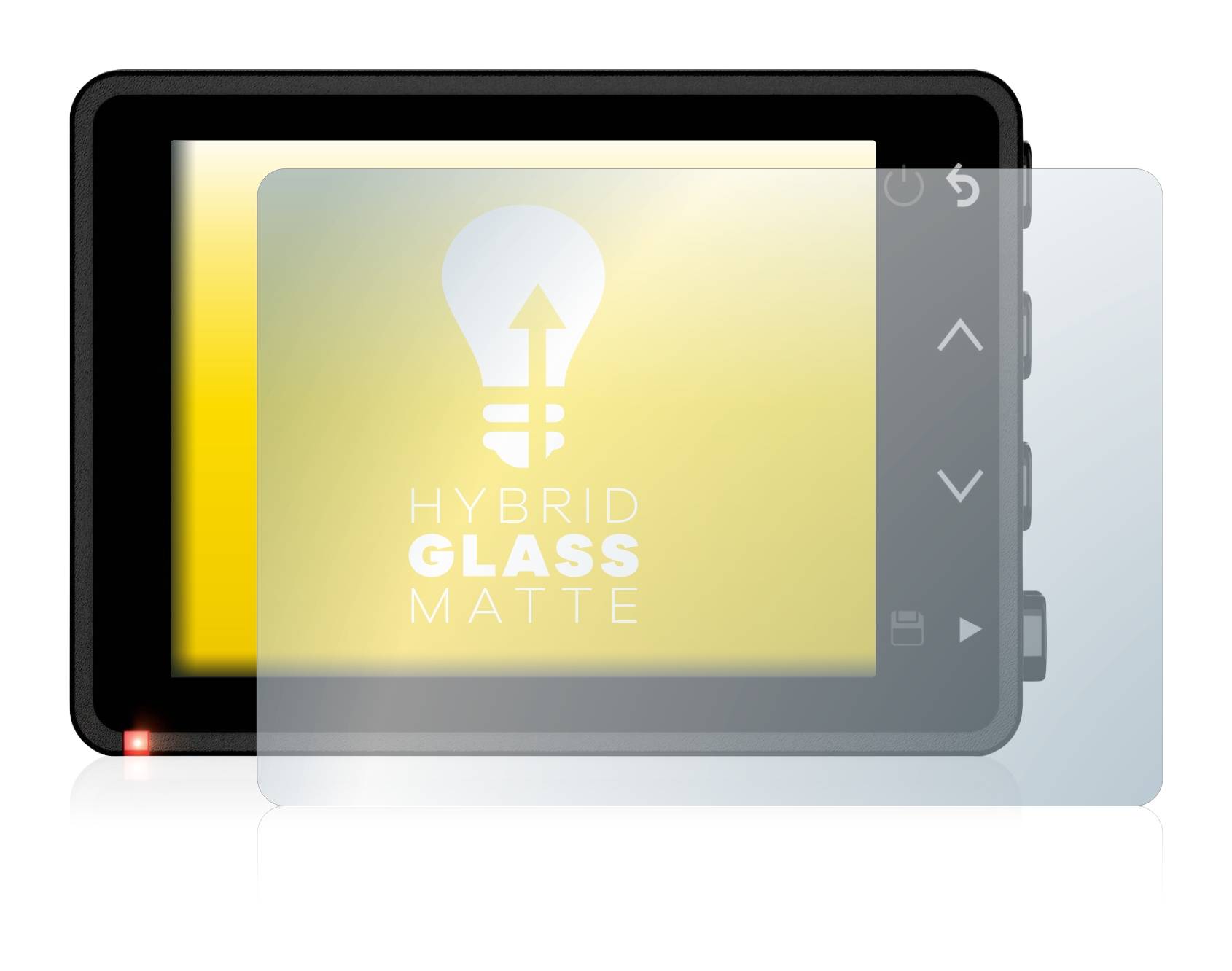 upscreen Flexible Schutz Glas Folie für Garmin Dash Cam 57 Schutzglas 9H Hybridglas Matt Entspiegelt
