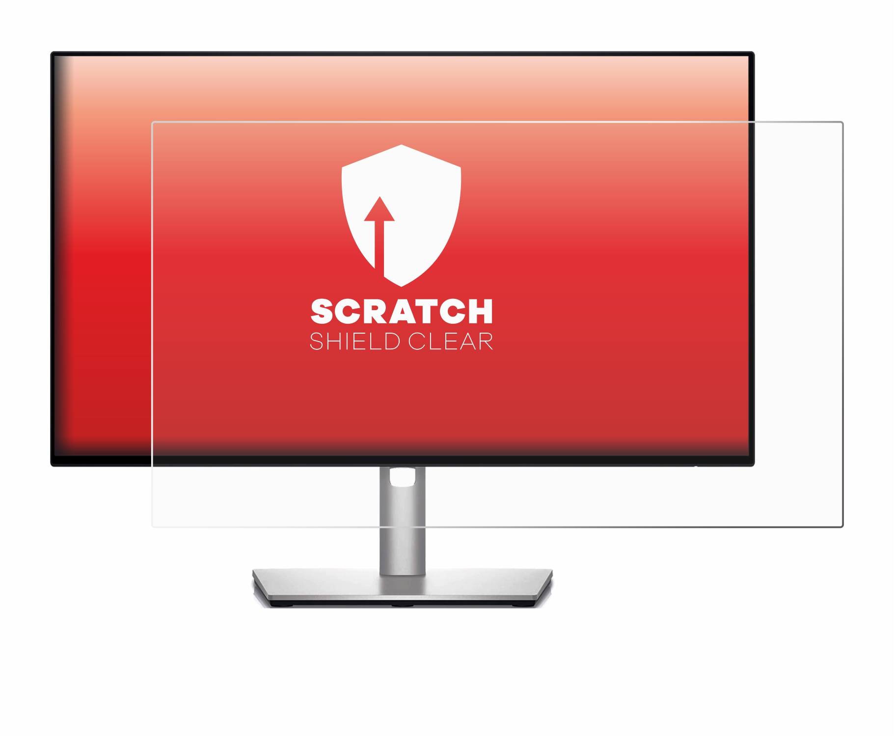 upscreen Scratch Shield Clear Premium Displayschutzfolie für Dell Ultrasharp