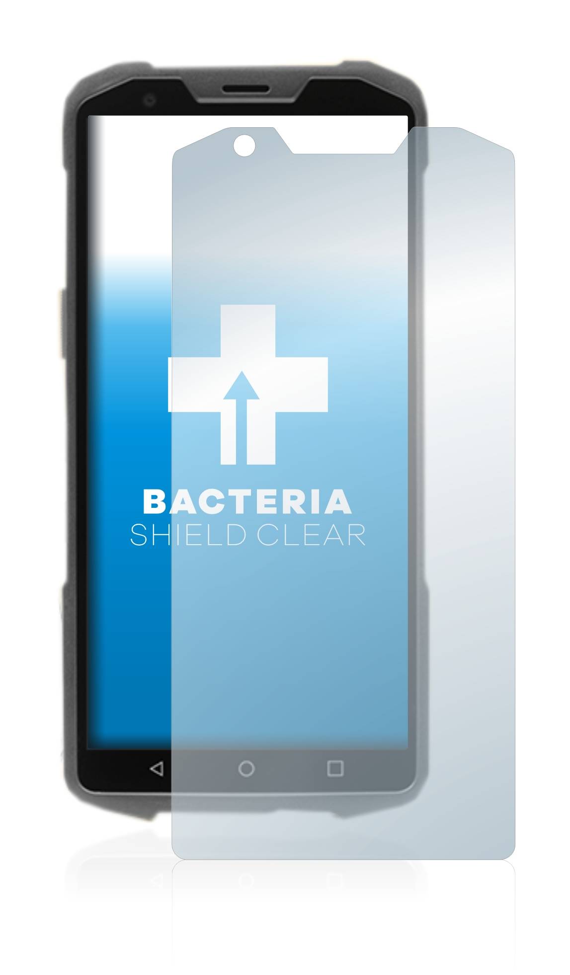 upscreen Bacteria Shield Clear Premium Antibakterielle Displayschutzfolie für Vectron POS