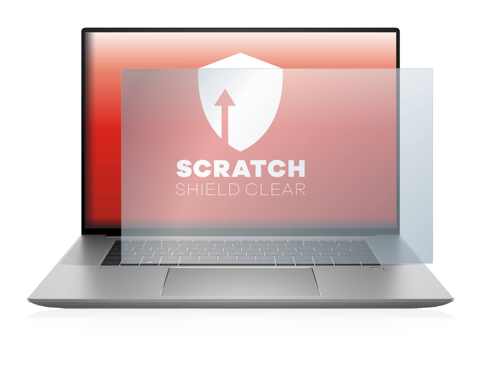 upscreen Scratch Shield Clear Premium Displayschutzfolie für HP Zbook Studio 16