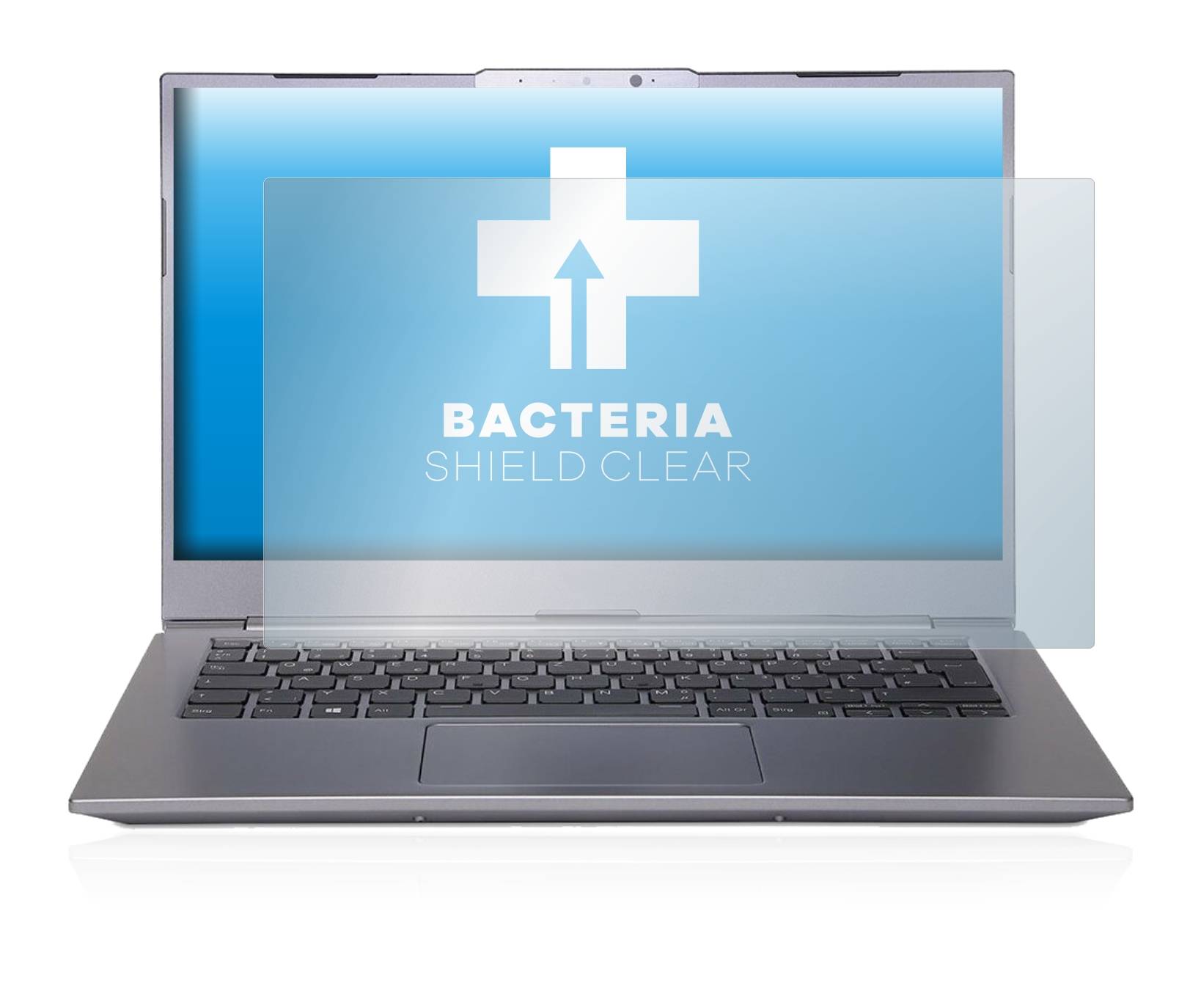 upscreen Bacteria Shield Clear Premium Antibakterielle Displayschutzfolie für Wortmann Terra