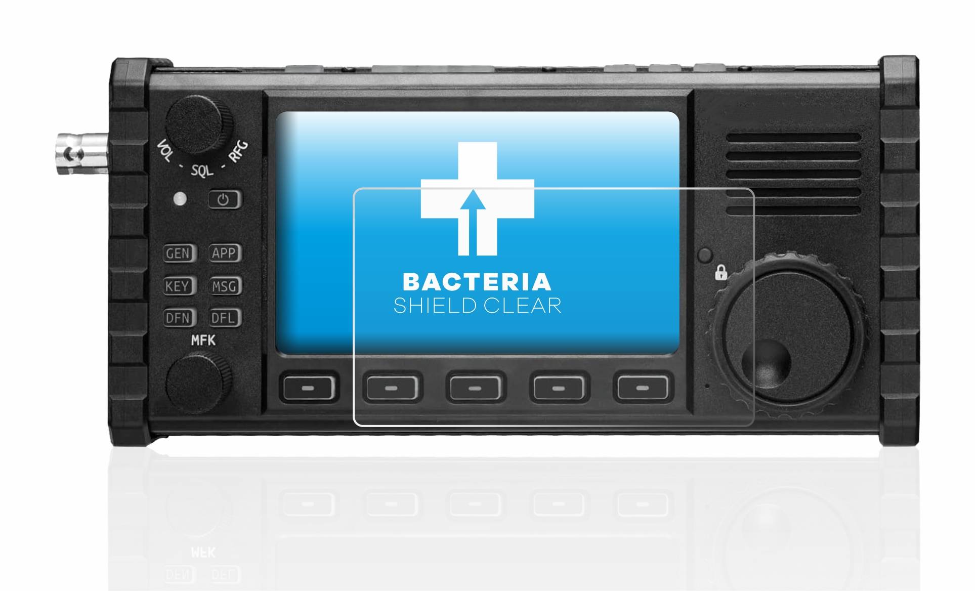upscreen Bacteria Shield Clear Premium Antibakterielle Displayschutzfolie für Xiegu X6100
