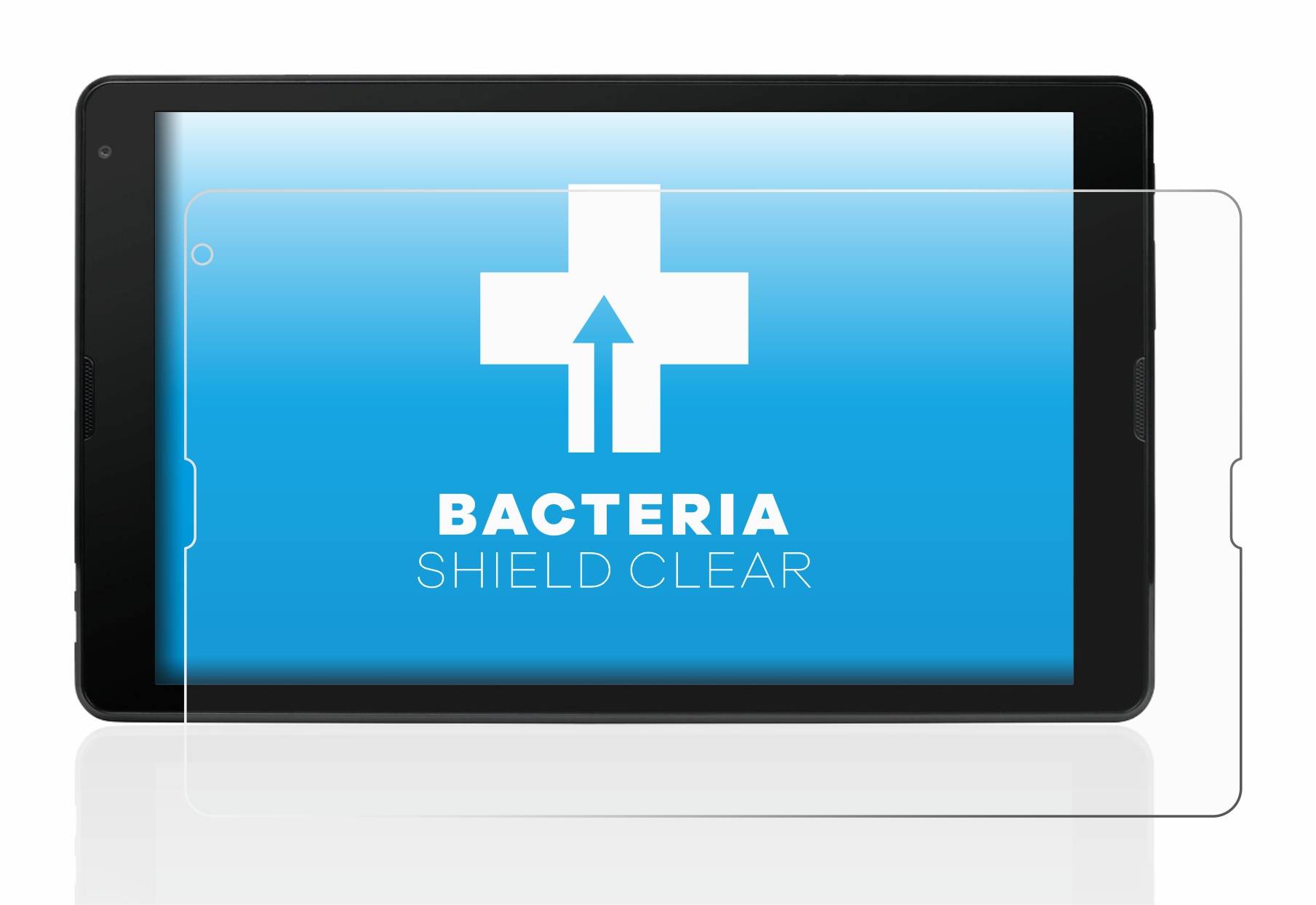 upscreen Bacteria Shield Clear Premium Antibakterielle Displayschutzfolie für Medion Tablet