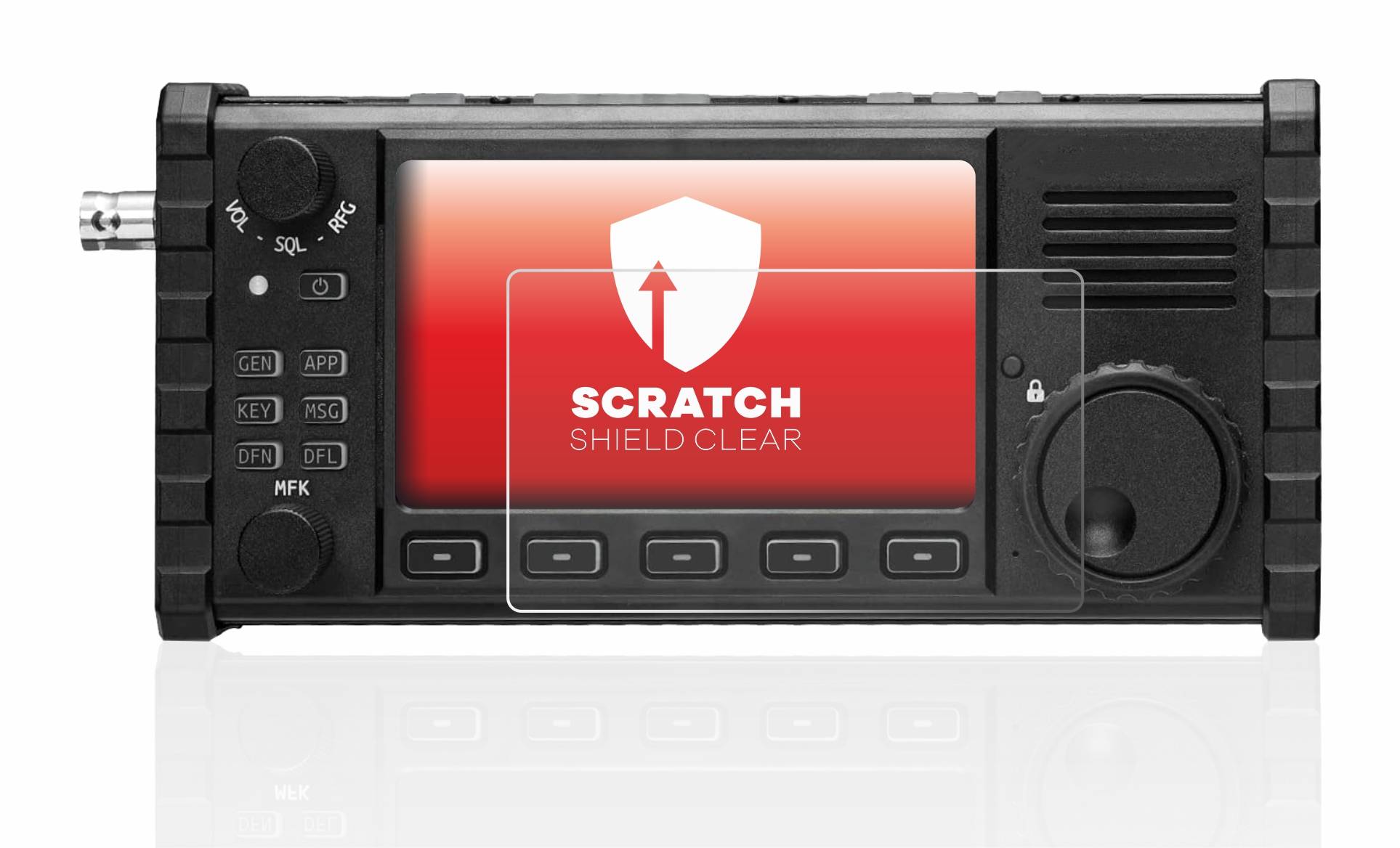 upscreen Scratch Shield Clear Premium Displayschutzfolie für Xiegu X6100
