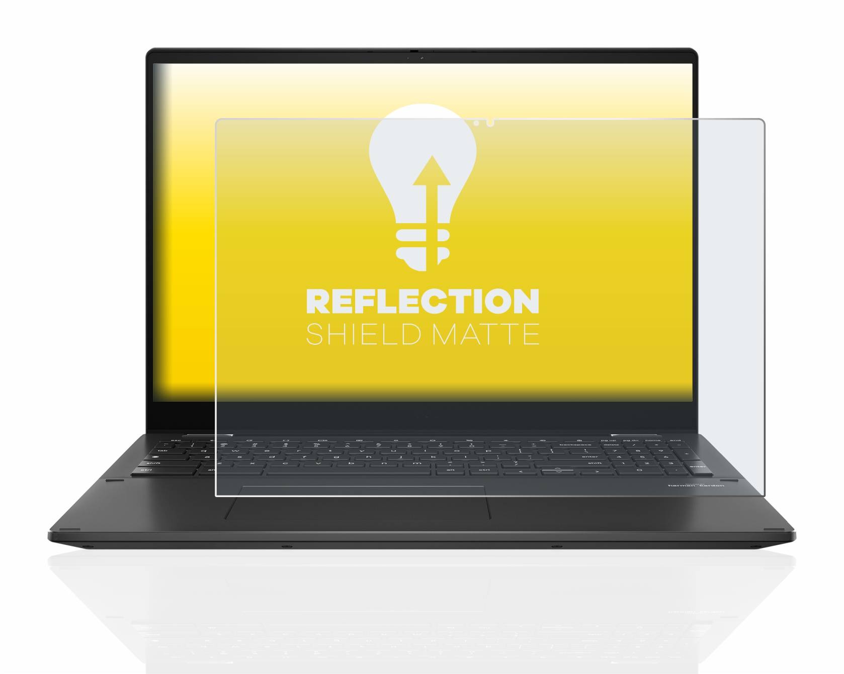upscreen Reflection Shield Matte Premium Displayschutzfolie für Asus Chromebook Flip CX5 16