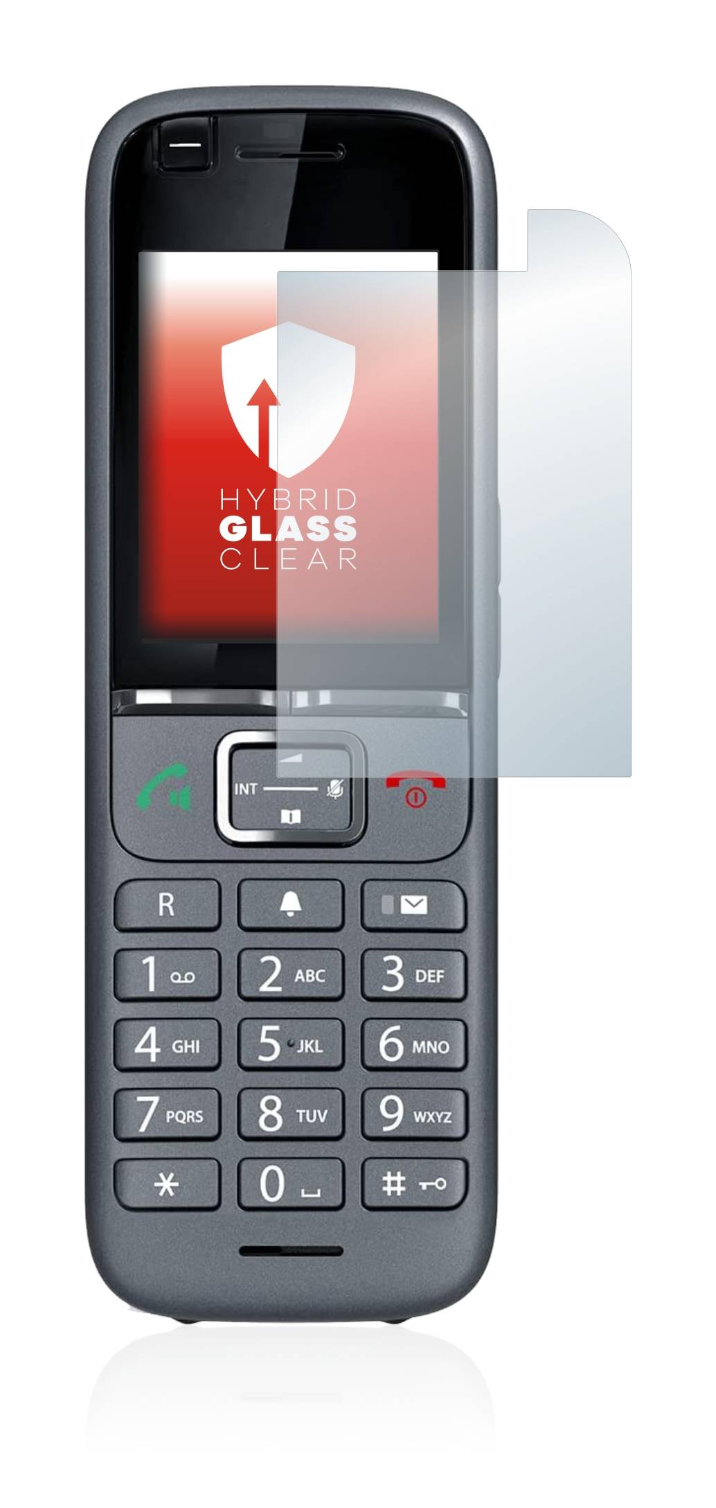 upscreen Hybrid Glass Clear Premium Schutzglas Folie für Gigaset S700H