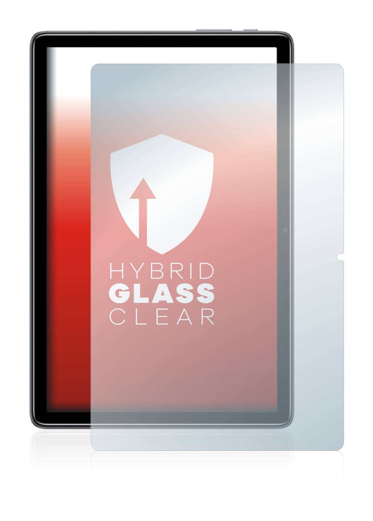 upscreen Hybrid Glass Clear Premium Schutzglas Folie für Doogee