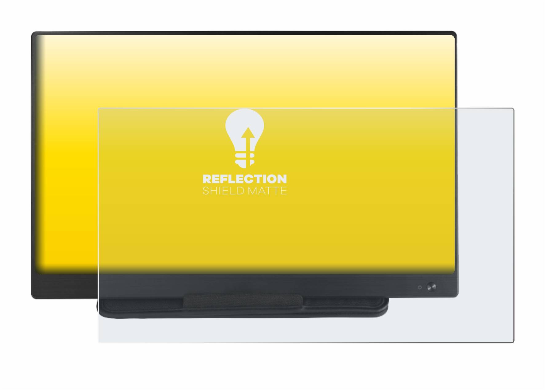 upscreen Reflection Shield Matte Premium Displayschutzfolie für Asus ZenScreen