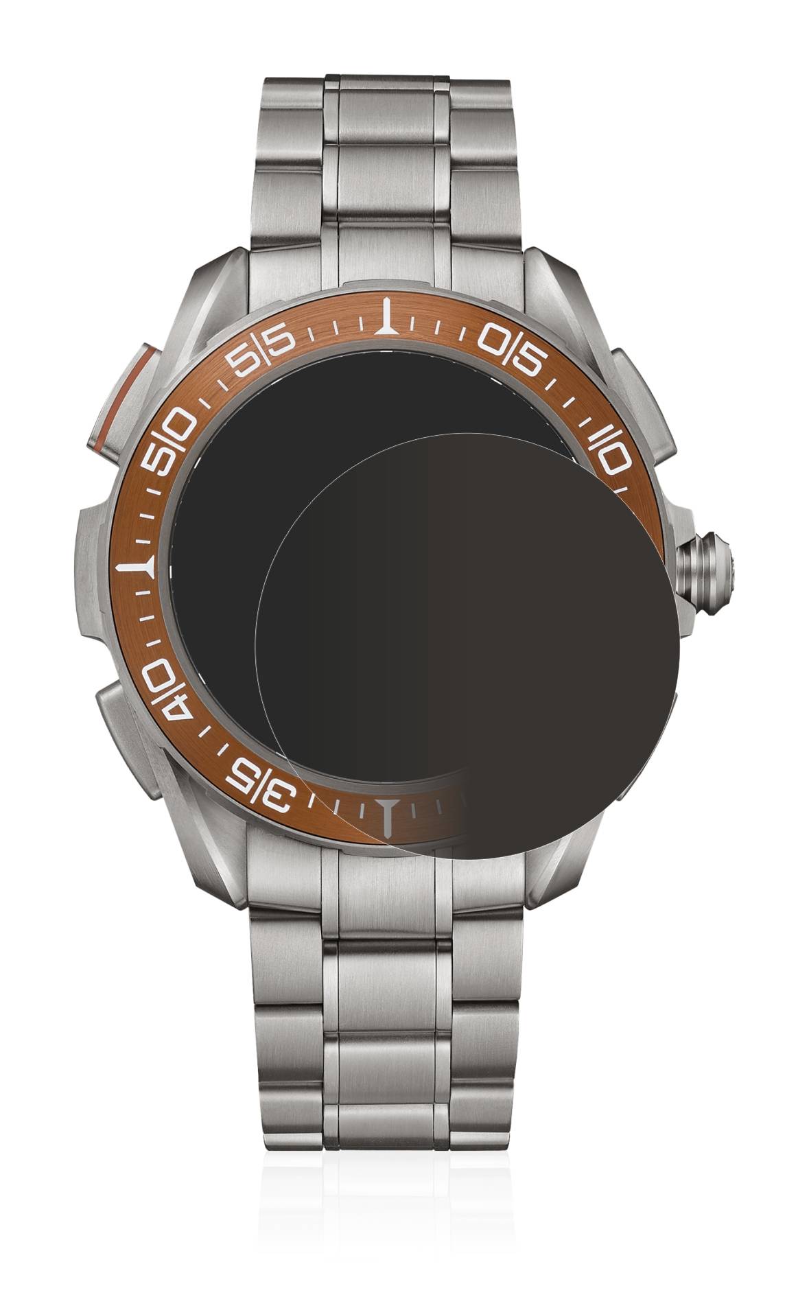 upscreen Spy Shield Clear Premium Blickschutzfolie für Omega MARSTIMER CHRONOGRAPH X33 (45