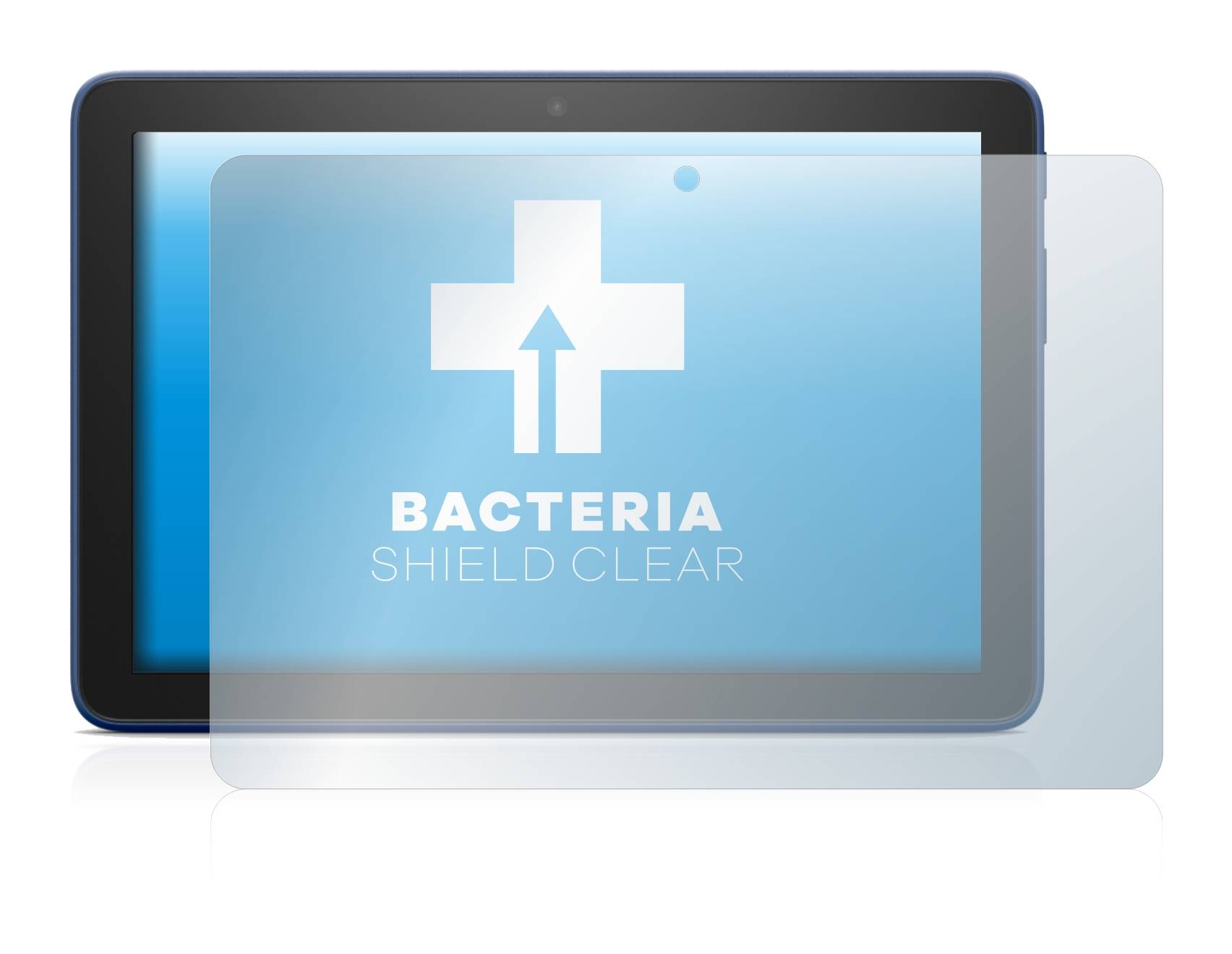 upscreen Bacteria Shield Clear Premium Antibakterielle Displayschutzfolie für Amazon Fire HD