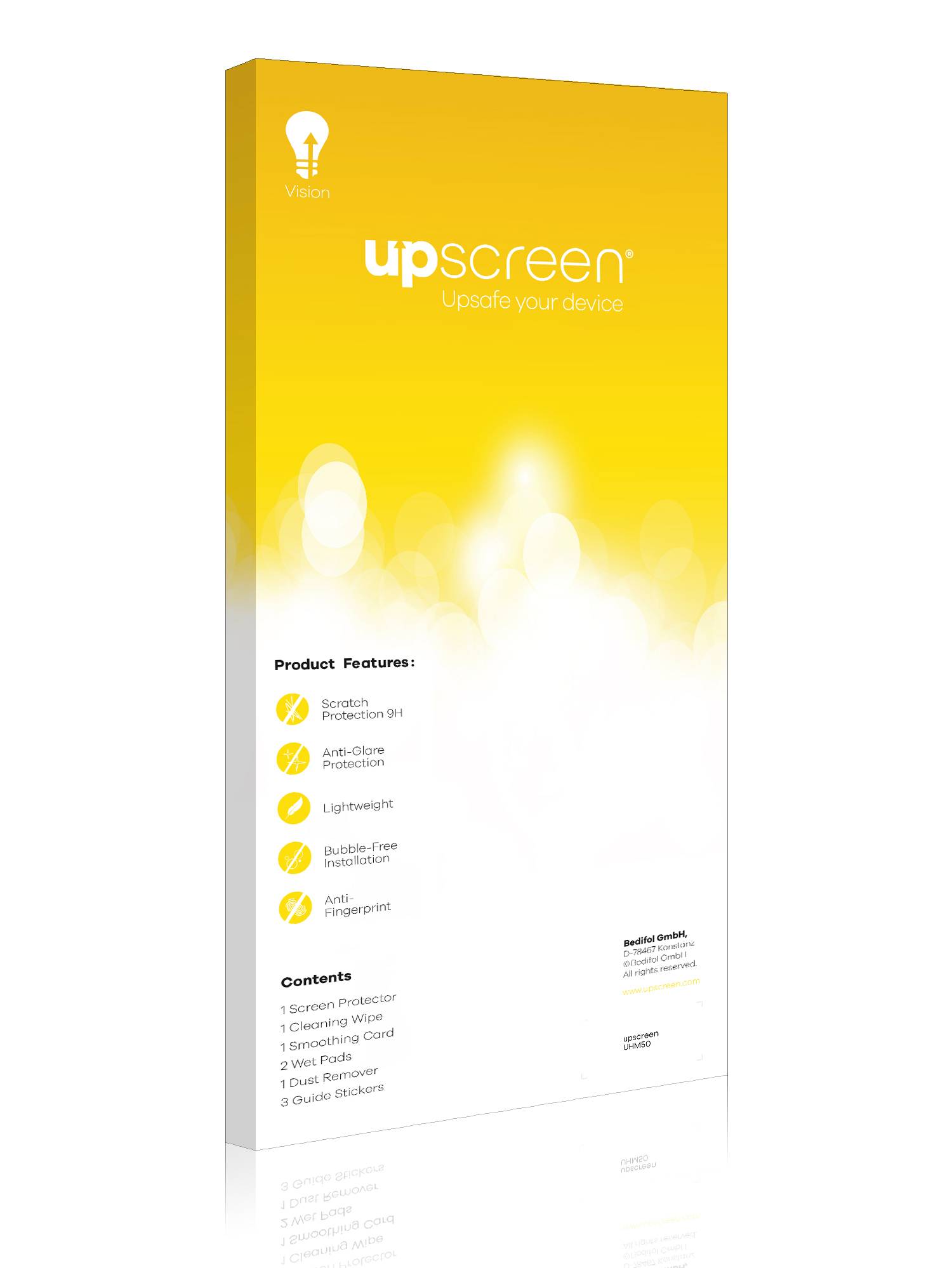 upscreen Hybrid Glass Matte Premium Schutzglas Folie für Tablets mit 19 Zoll Displays [410.9