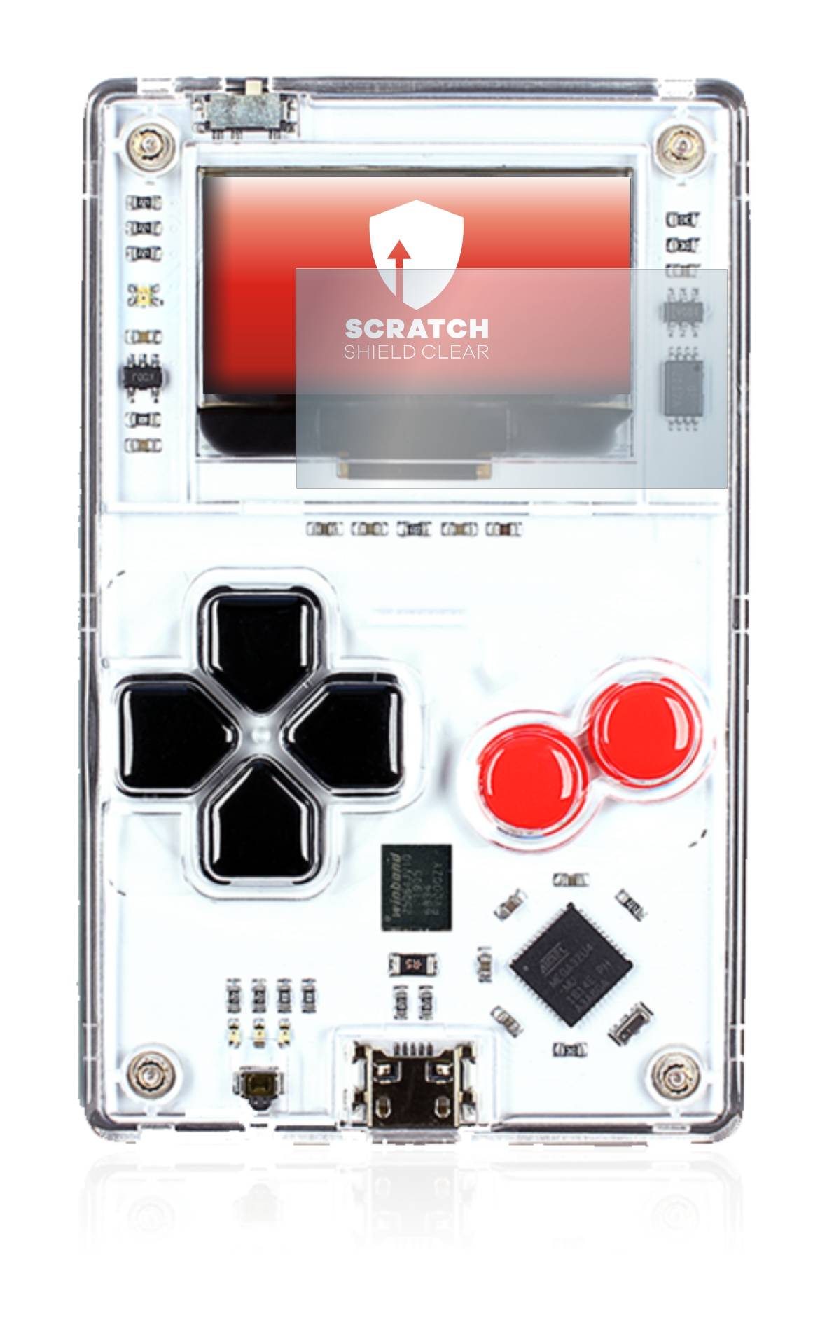 upscreen Scratch Shield Clear Premium Displayschutzfolie für Arduboy
