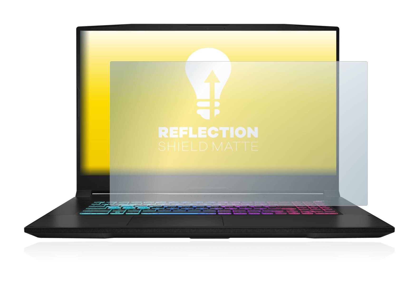 upscreen Reflection Shield Matte Premium Displayschutzfolie für MSI Katana 17