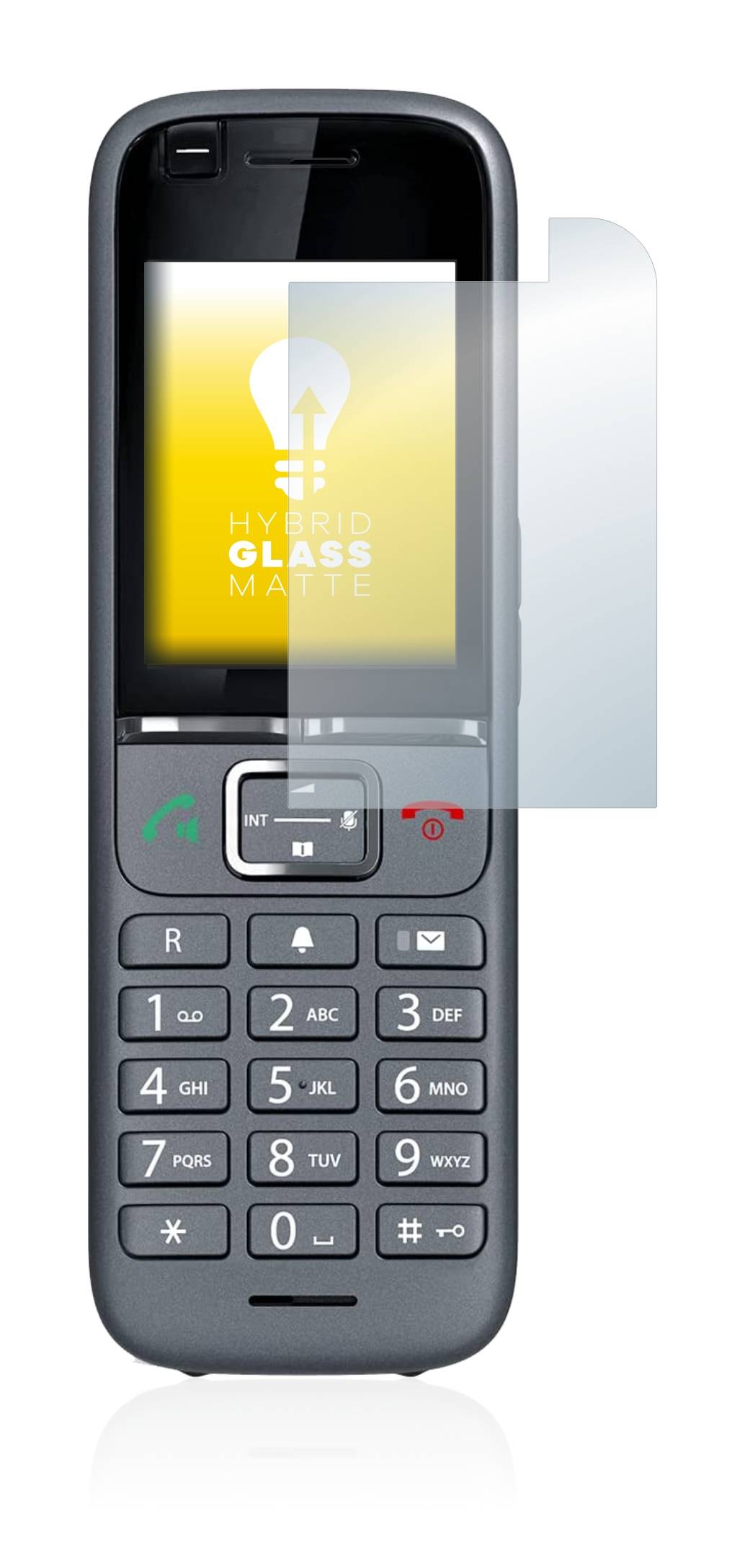 upscreen Hybrid Glass Matte Premium Schutzglas Folie für Gigaset S700H